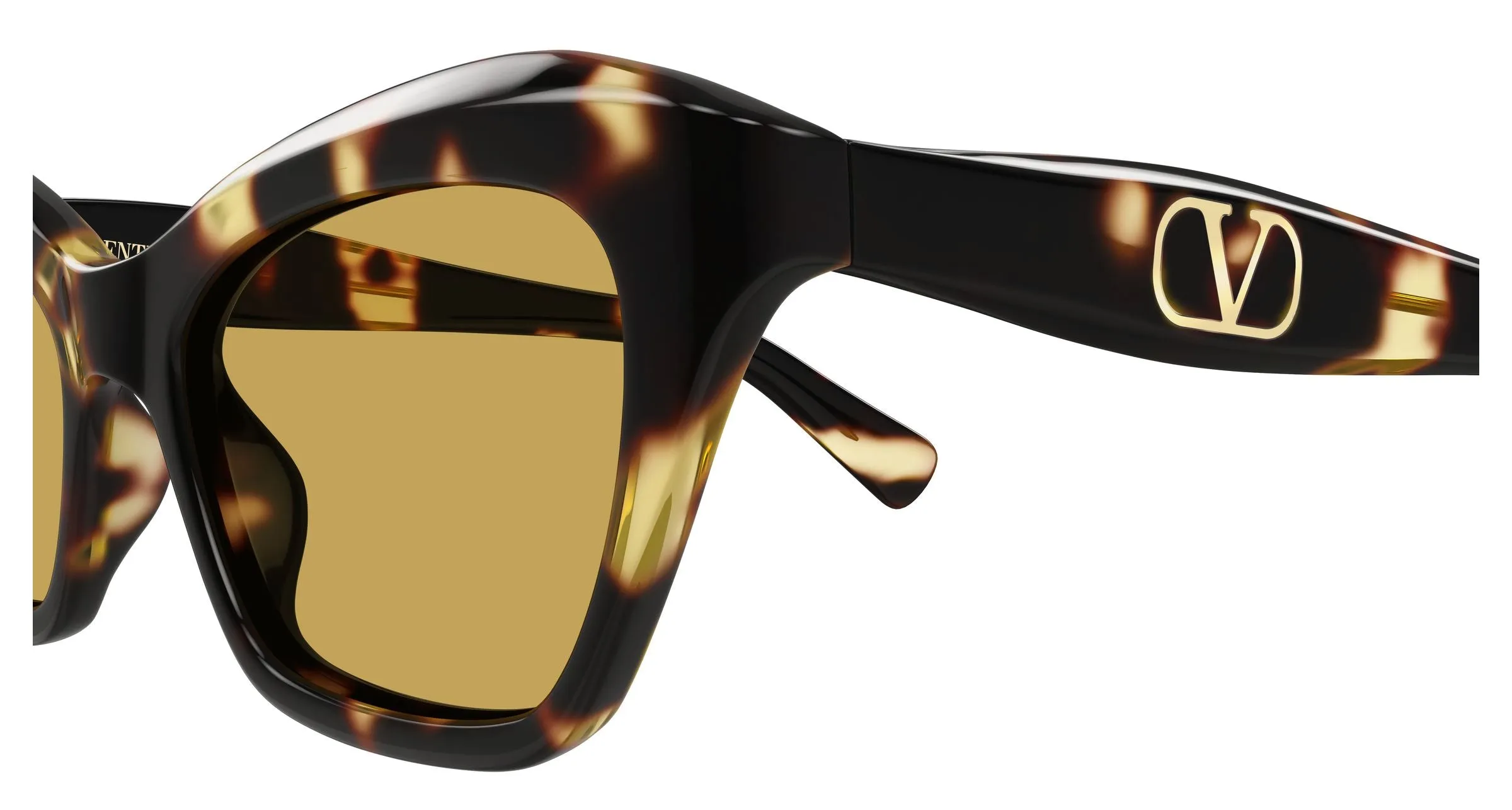 Valentino VG0009S 002 Occhiali da sole Acetato Havana Marrone Cat Eye - immagine 3