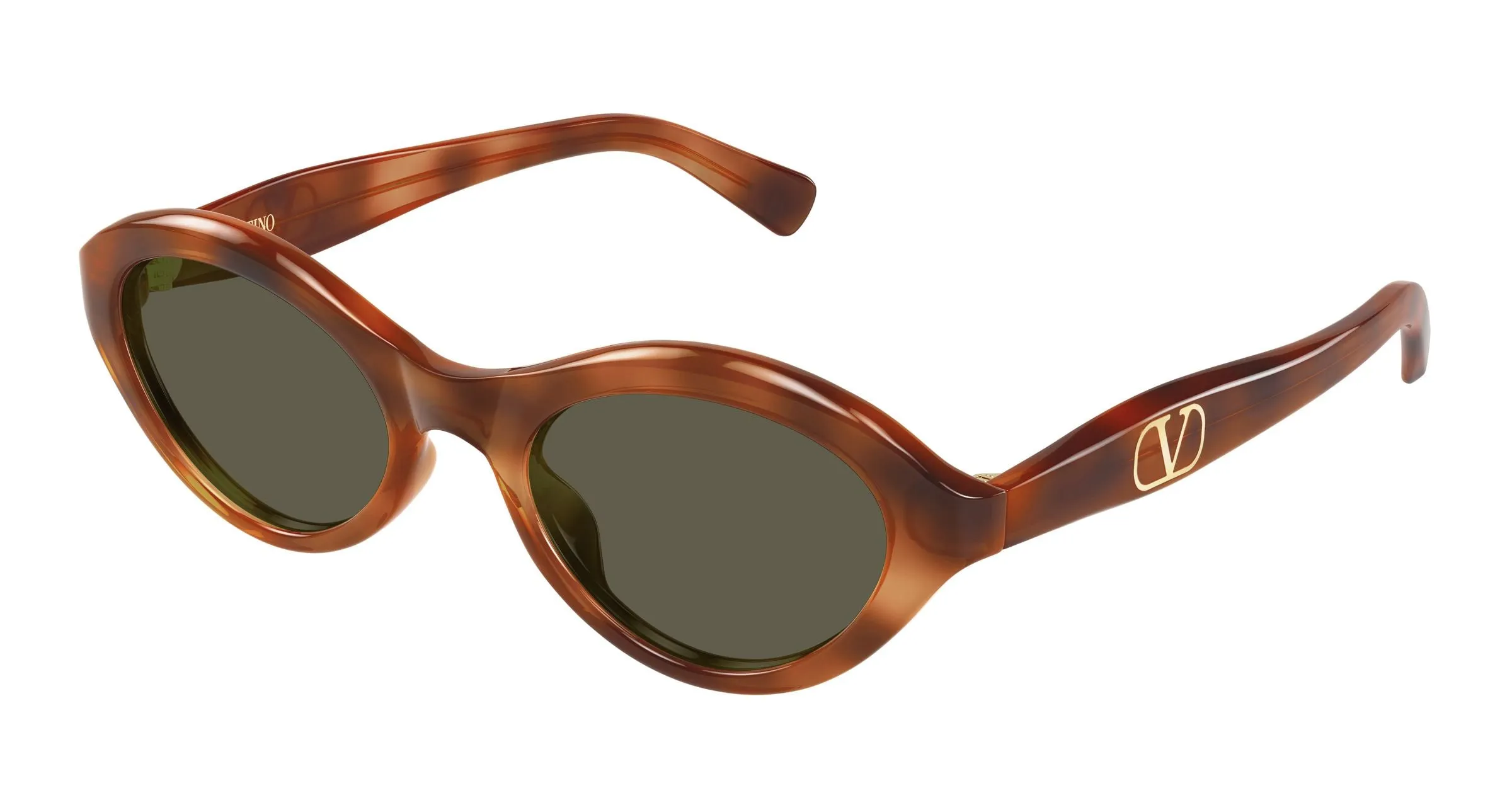 Valentino VG0008SA 002 Occhiali da sole Acetato Havana Marrone Cat Eye - immagine 1