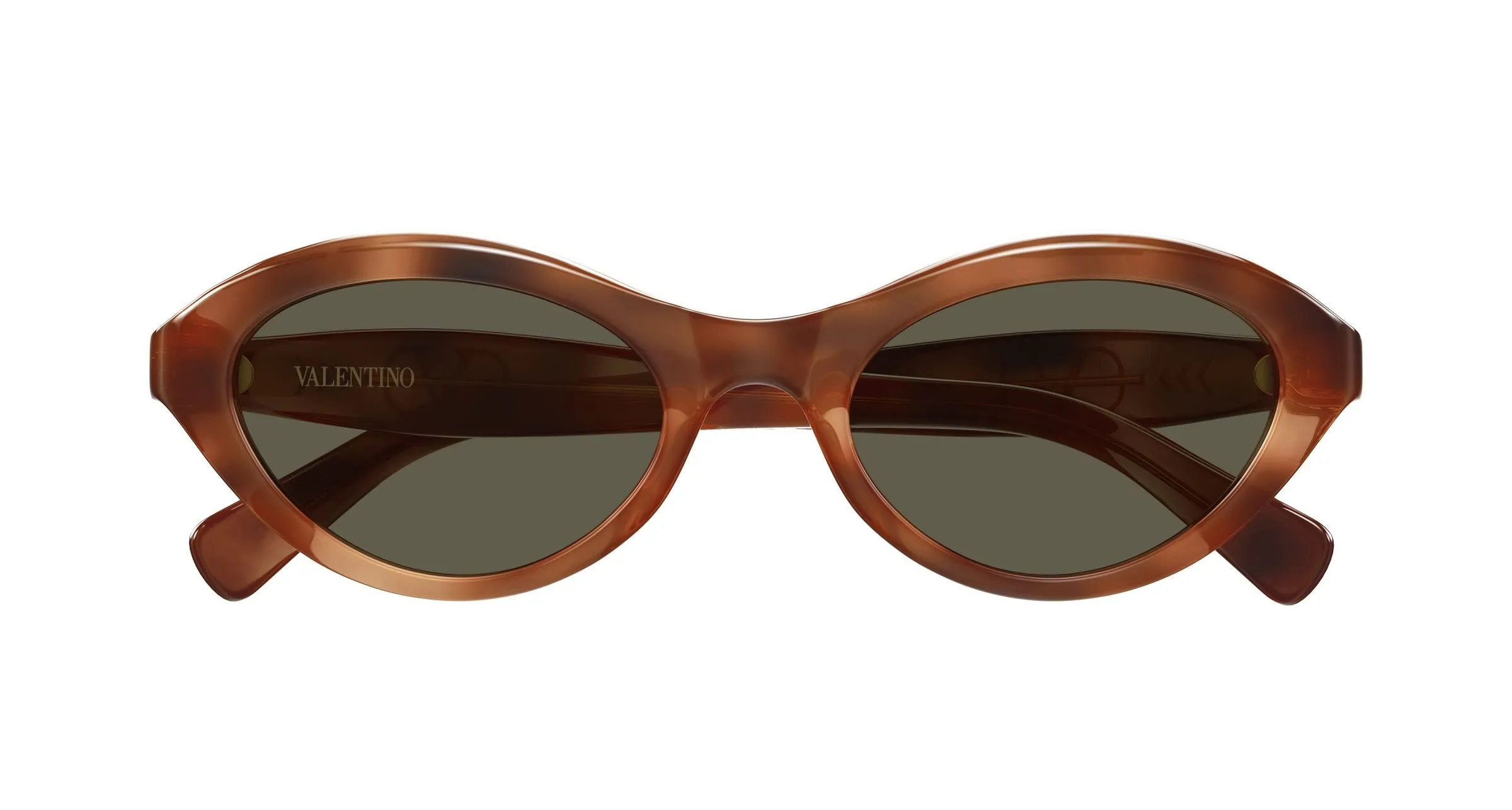 Valentino VG0008SA 002 Occhiali da sole Acetato Havana Marrone Cat Eye - immagine 2