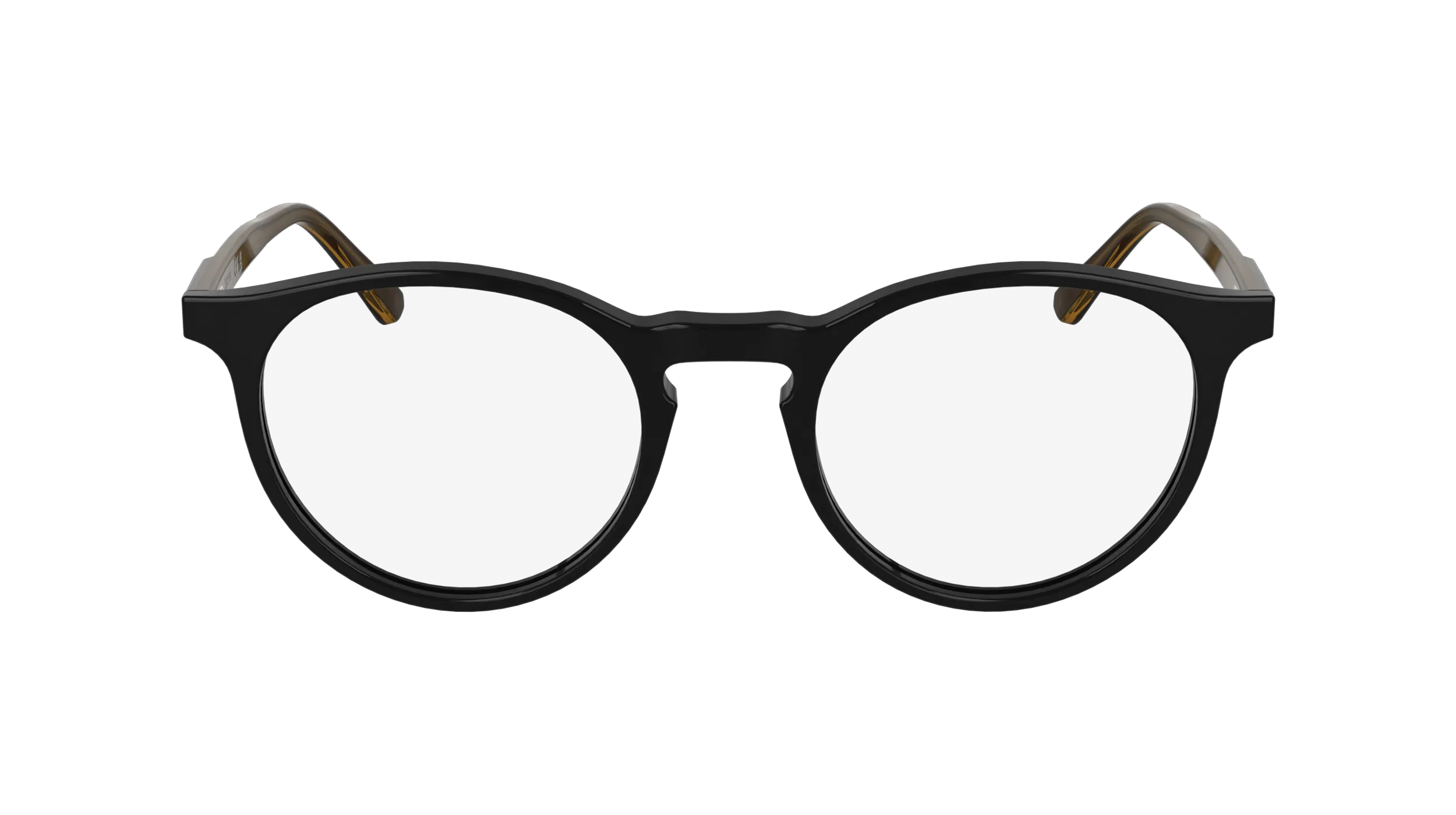Calvin Klein CK25518 N 001 Montature da vista Acetato Nero Geometrica Normale - immagine 2