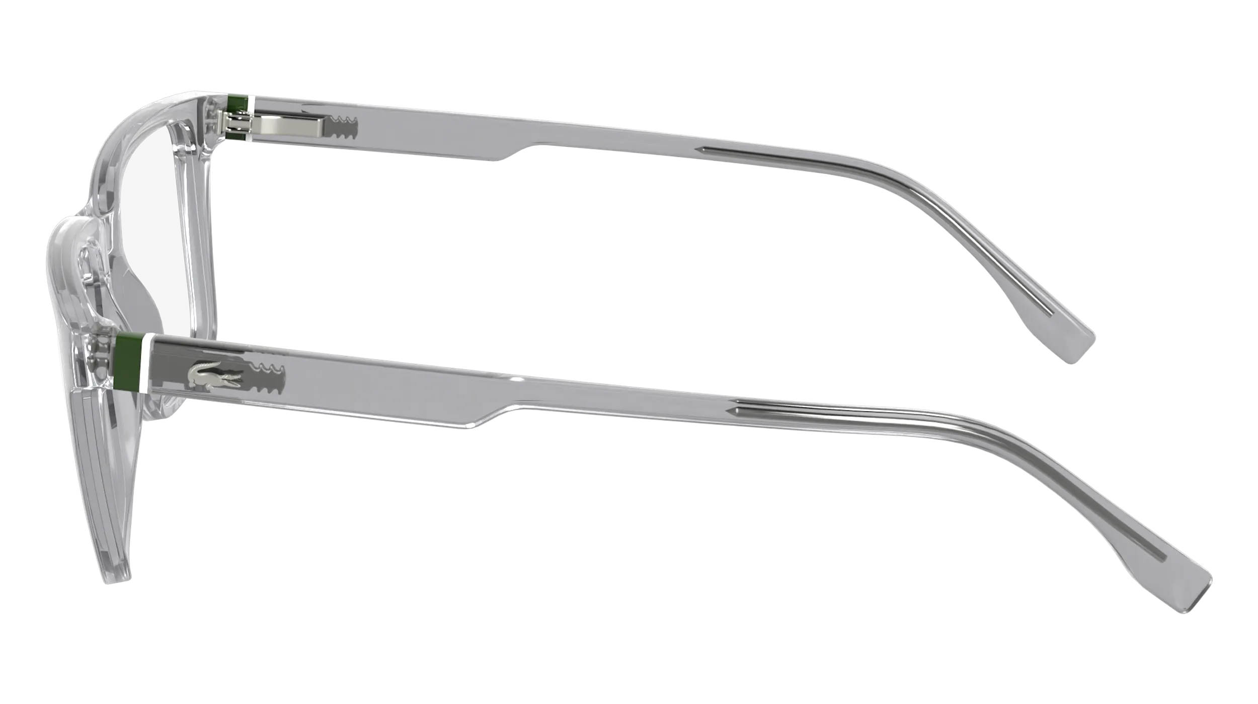 Lacoste L2963 N 035 Montature da vista Bio-iniettato Grigio Squadrata Normale - immagine 3