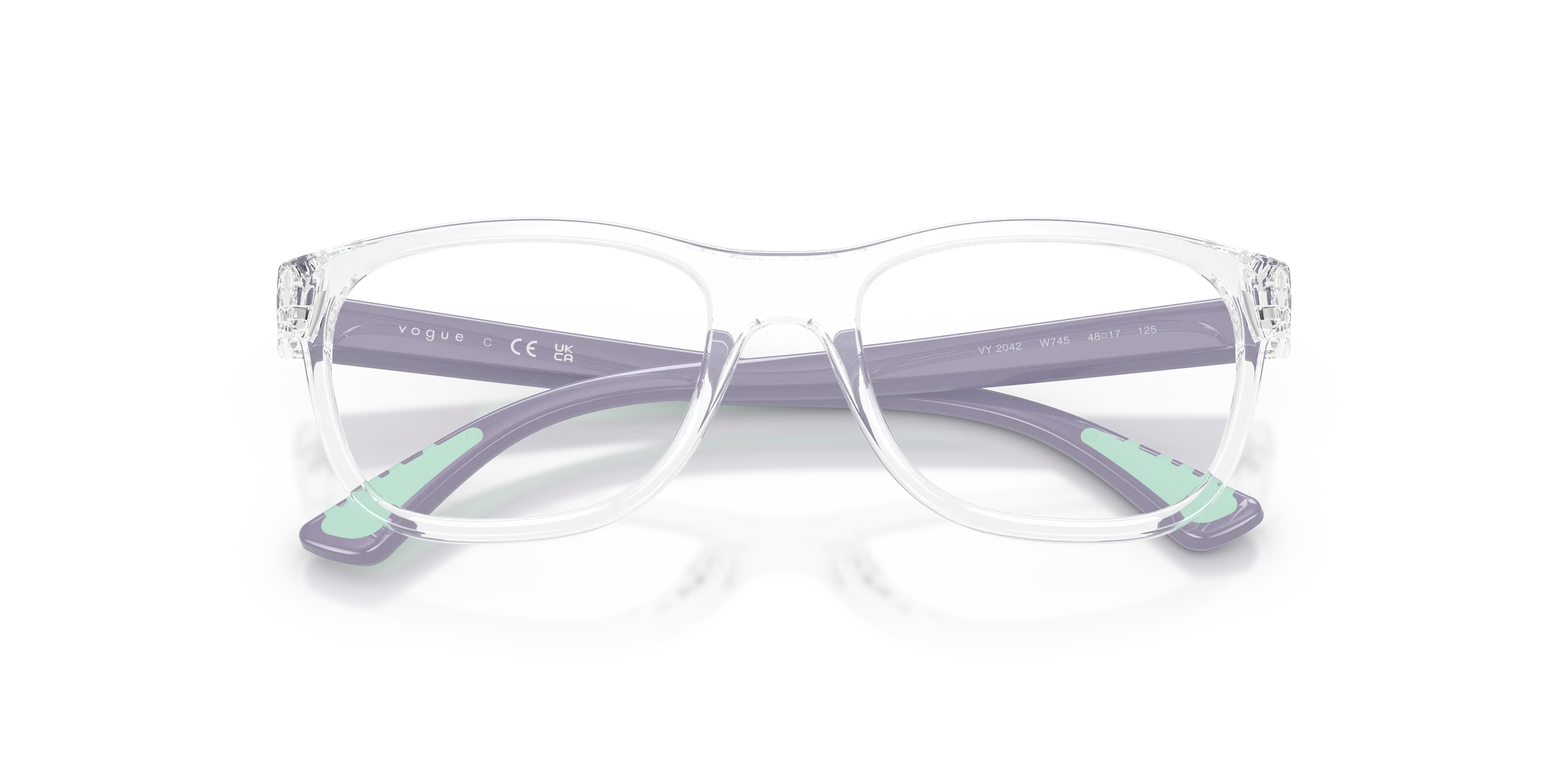 VOGUE EYEWEAR VY2042 W745 Montature da vista Nylon Trasparente Pillow Normale - immagine 2