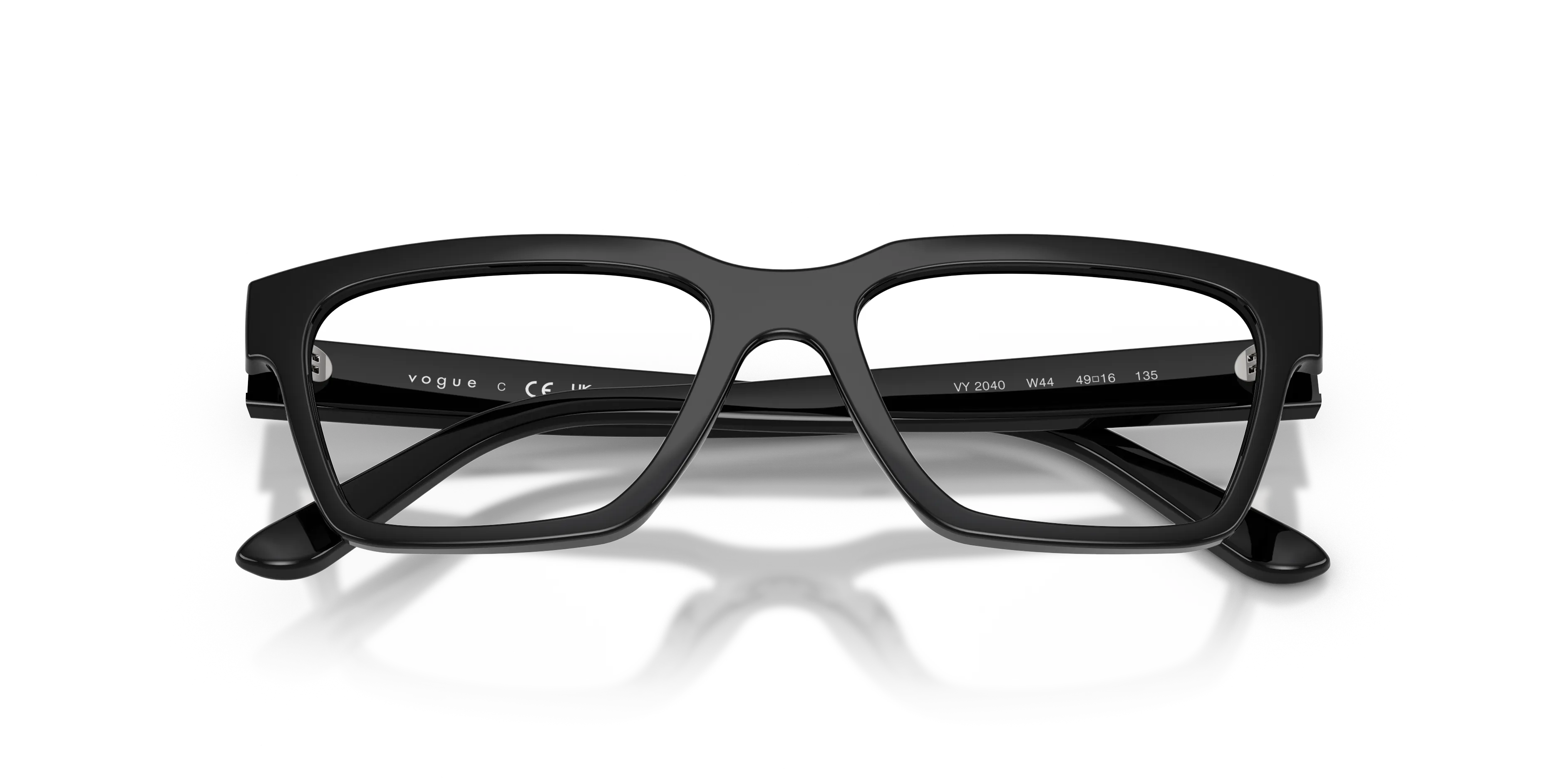 VOGUE EYEWEAR VY2040 W44 Montature da vista Nylon Nero Squadrata Normale - immagine 2