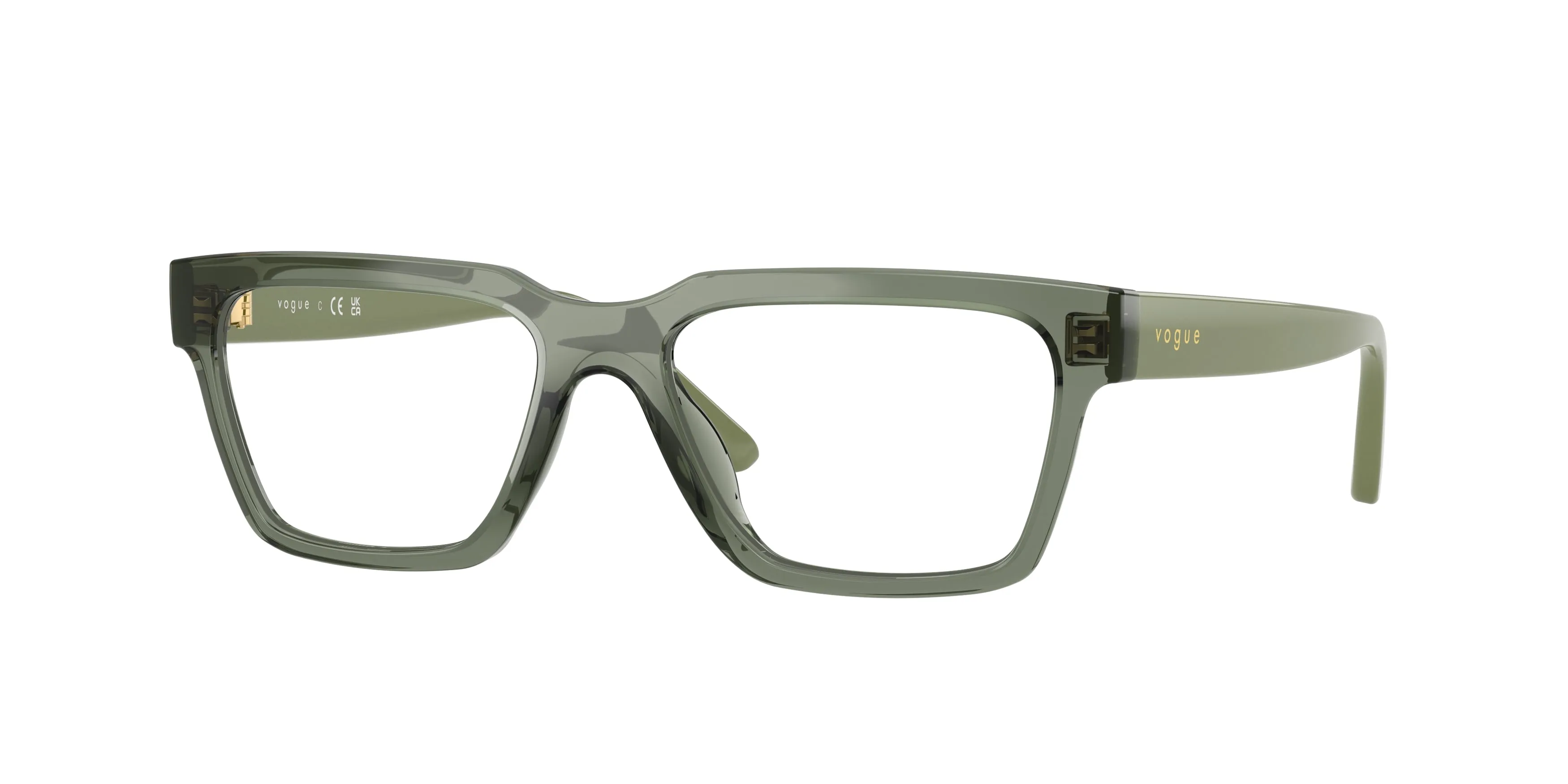 VOGUE EYEWEAR VY2040 3086 Montature da vista Nylon Verde Squadrata Normale - immagine 1