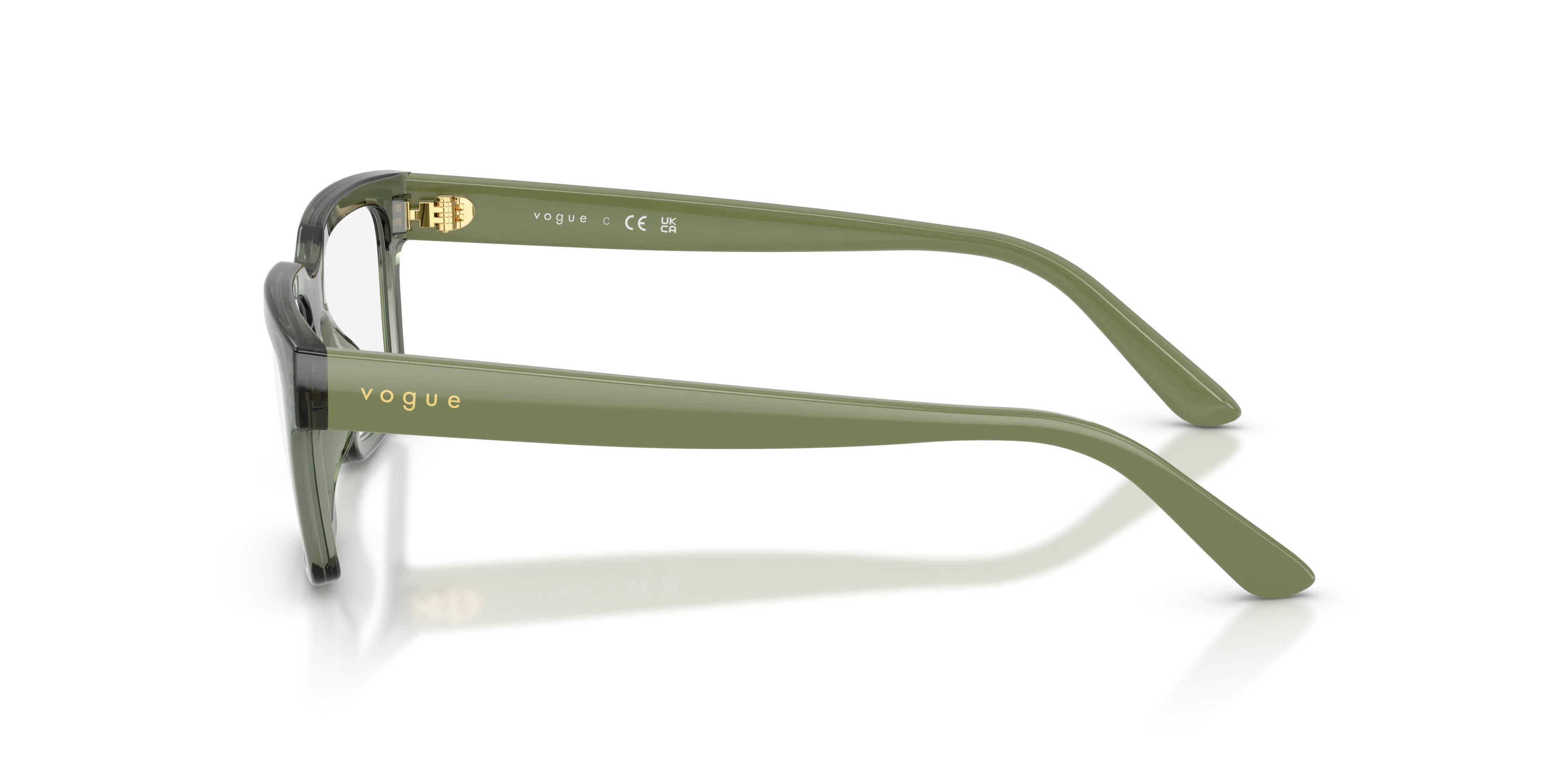 VOGUE EYEWEAR VY2040 3086 Montature da vista Nylon Verde Squadrata Normale - immagine 4
