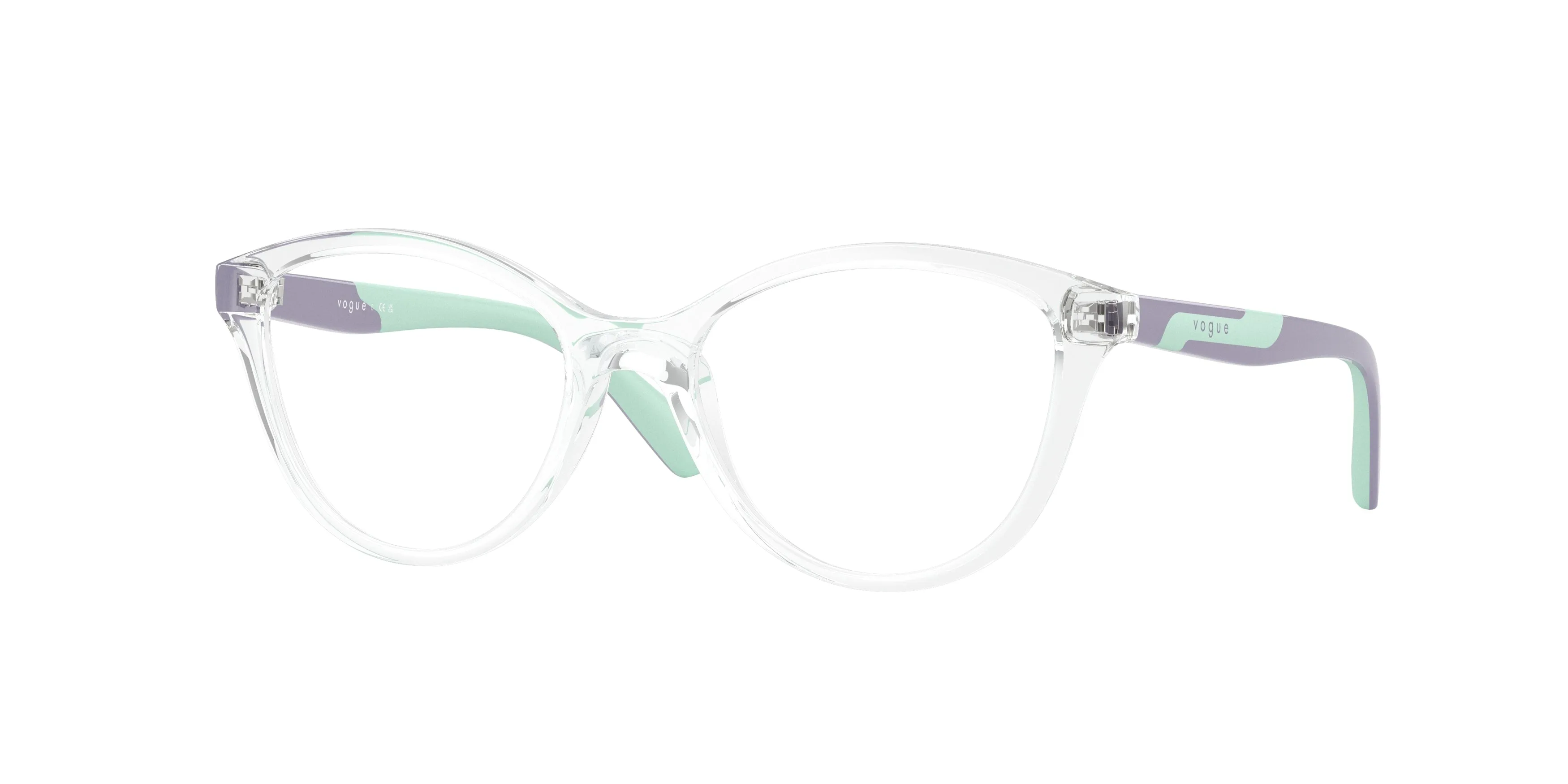 VOGUE EYEWEAR VY2019 W745 Montature da vista Iniettato Trasparente Pillow Normale - immagine 1