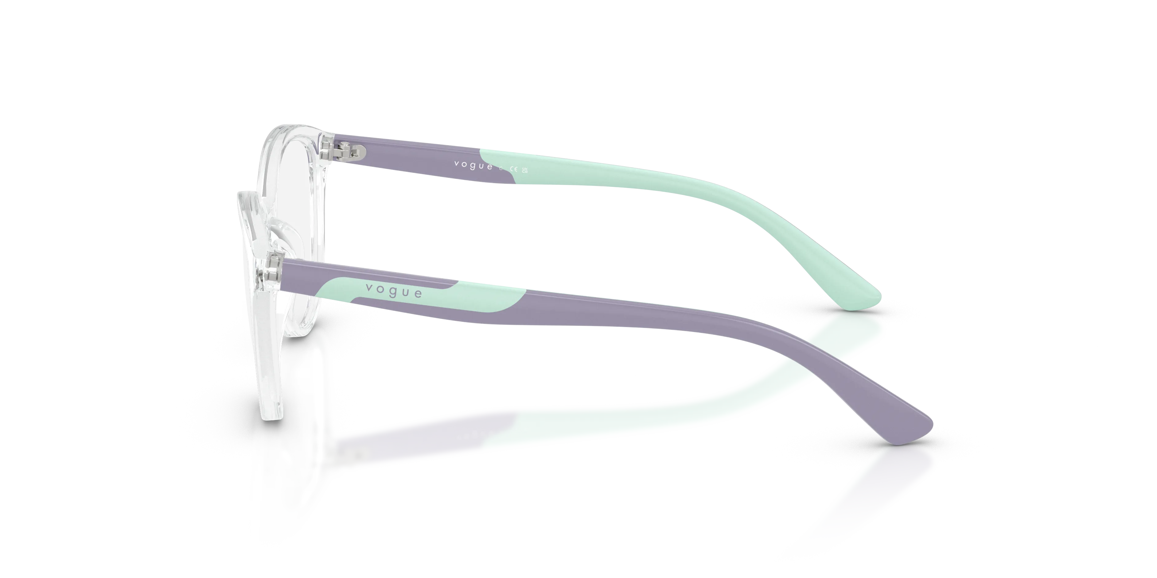VOGUE EYEWEAR VY2019 W745 Montature da vista Iniettato Trasparente Pillow Normale - immagine 4