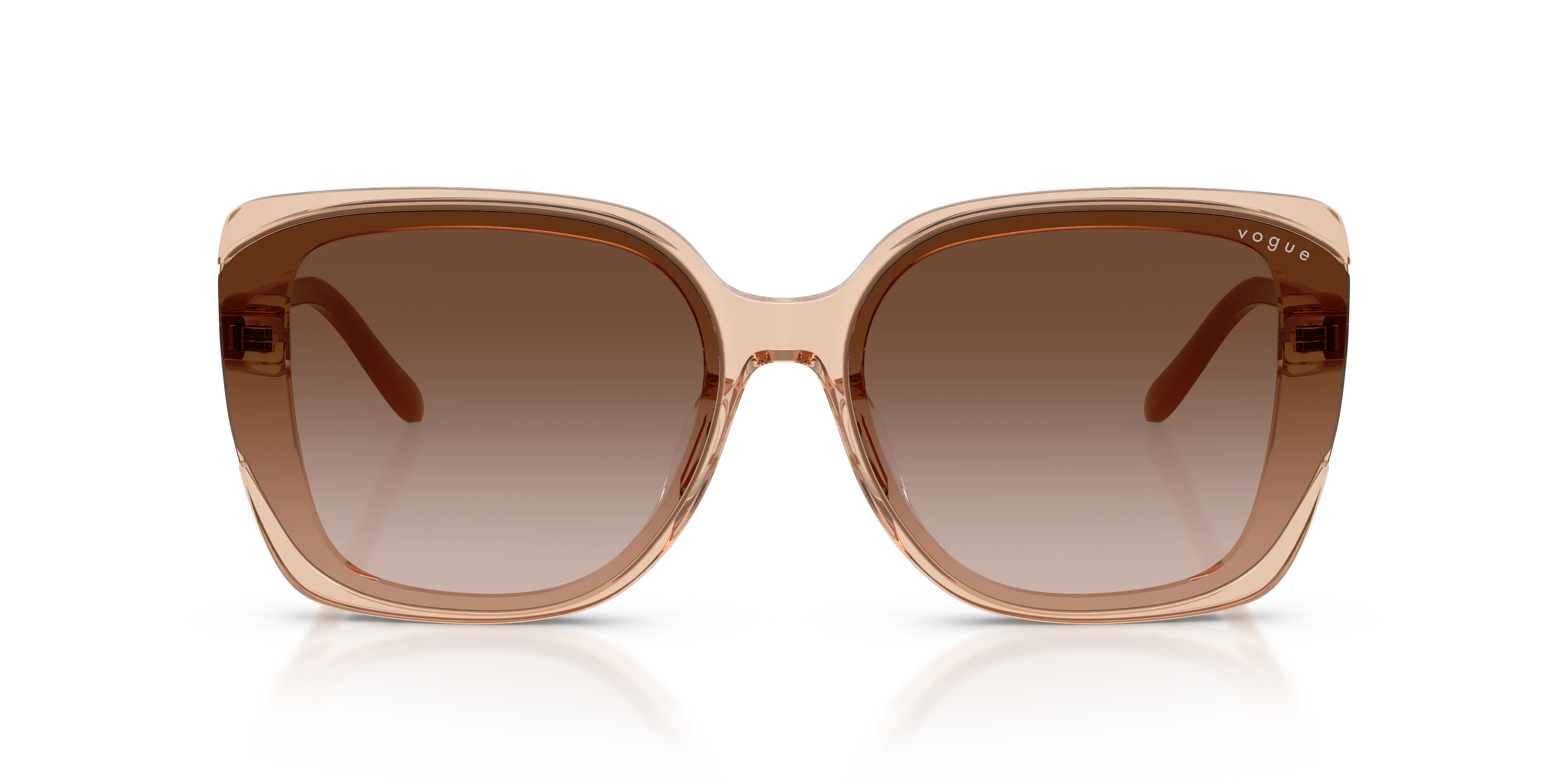 VOGUE EYEWEAR VO5684SD 318113 Occhiali da sole Acetato Marrone Squadrata Normale ["Sfumato"] - immagine 3