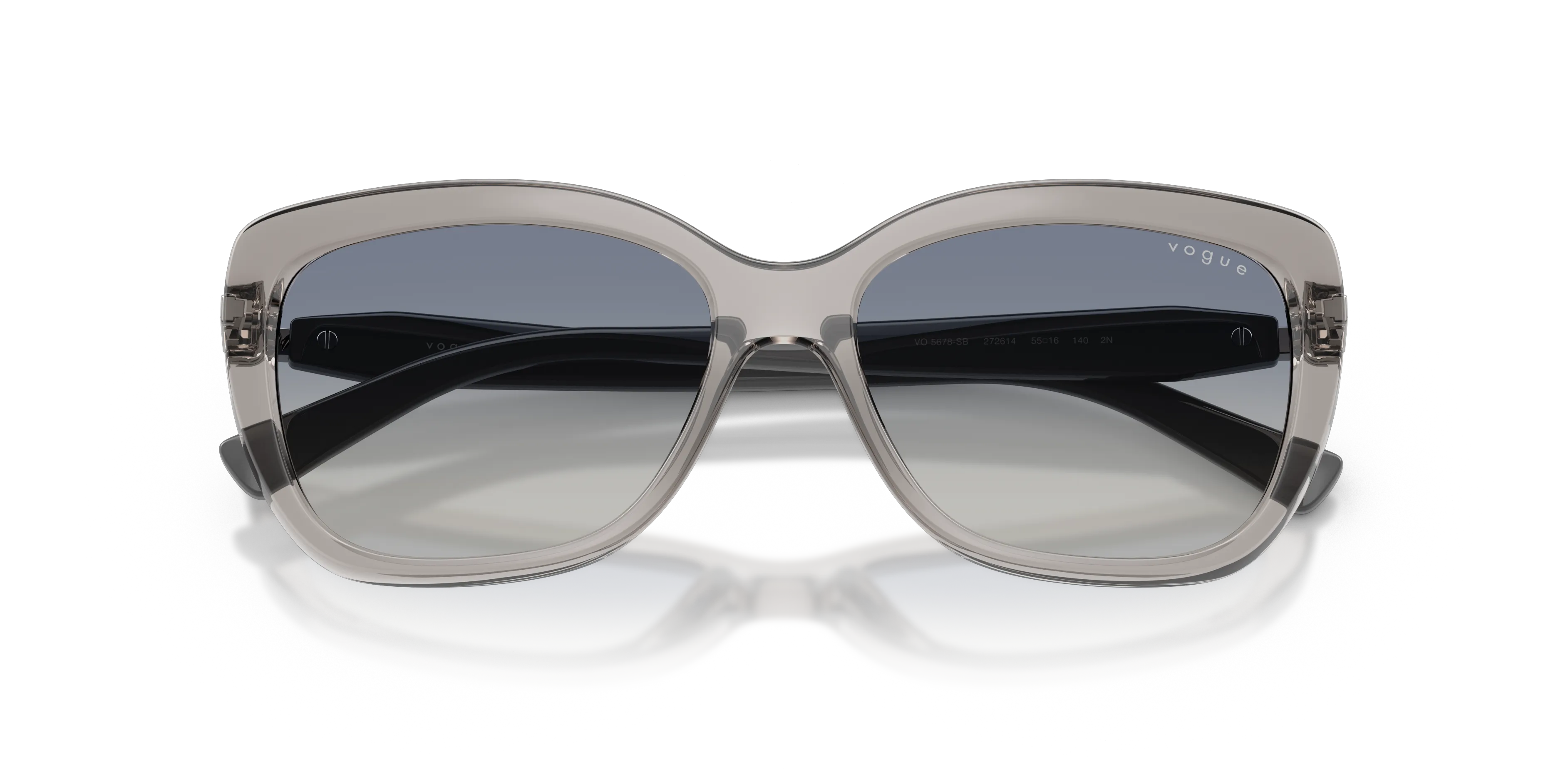VOGUE EYEWEAR VO5678SB 272614 Occhiali da sole Nylon Grigio Farfalla Normale Sfumato - immagine 2