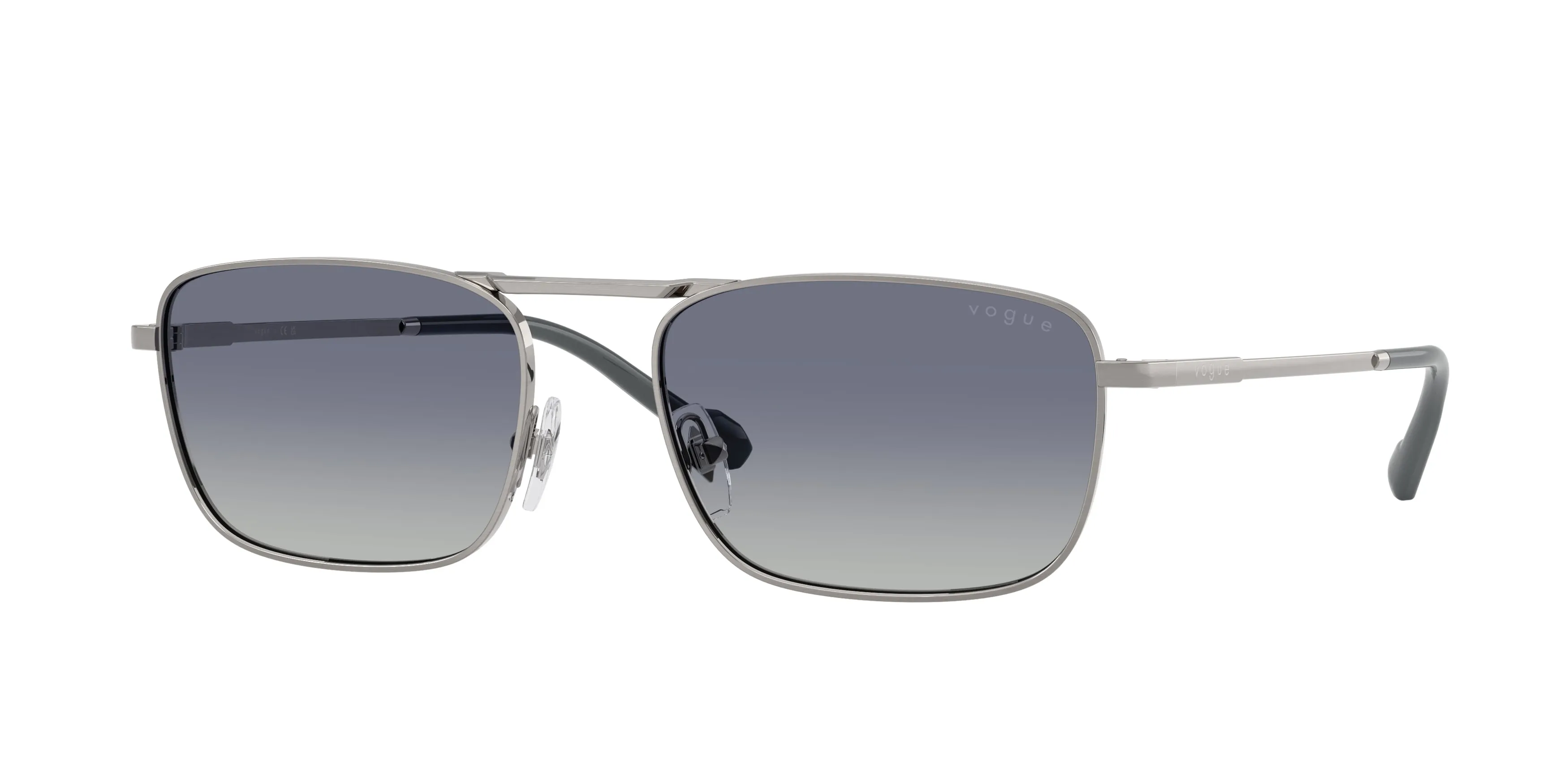 VOGUE EYEWEAR VO4346S 51874L Occhiali da sole Metallo Grigio Pillow Normale Sfumato - immagine 1