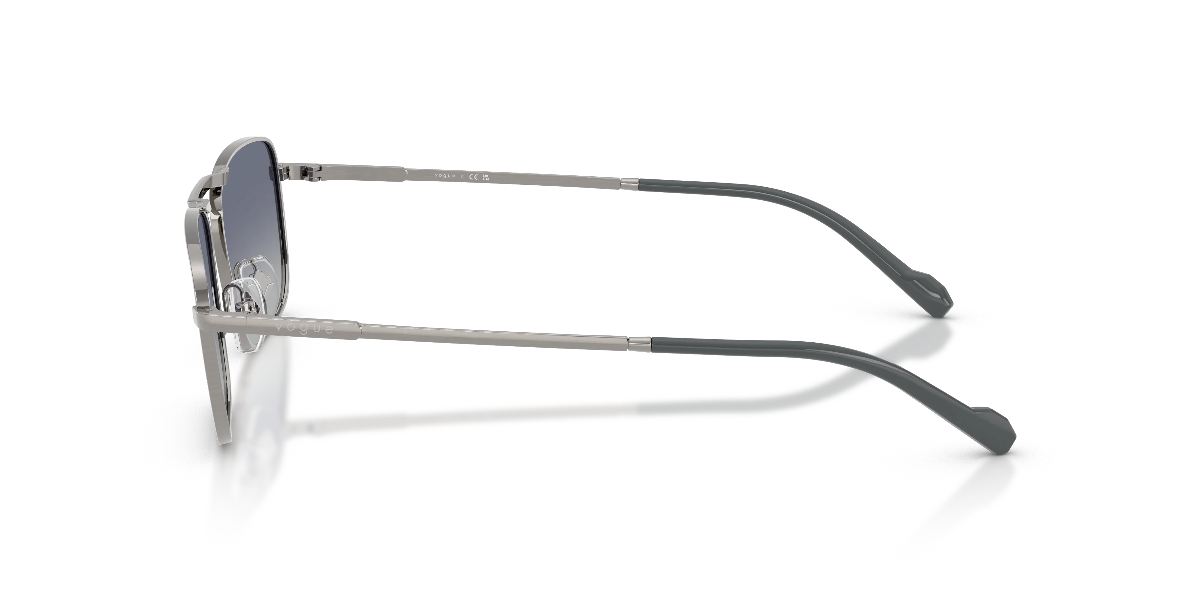 VOGUE EYEWEAR VO4346S 51874L Occhiali da sole Metallo Grigio Pillow Normale Sfumato - immagine 4
