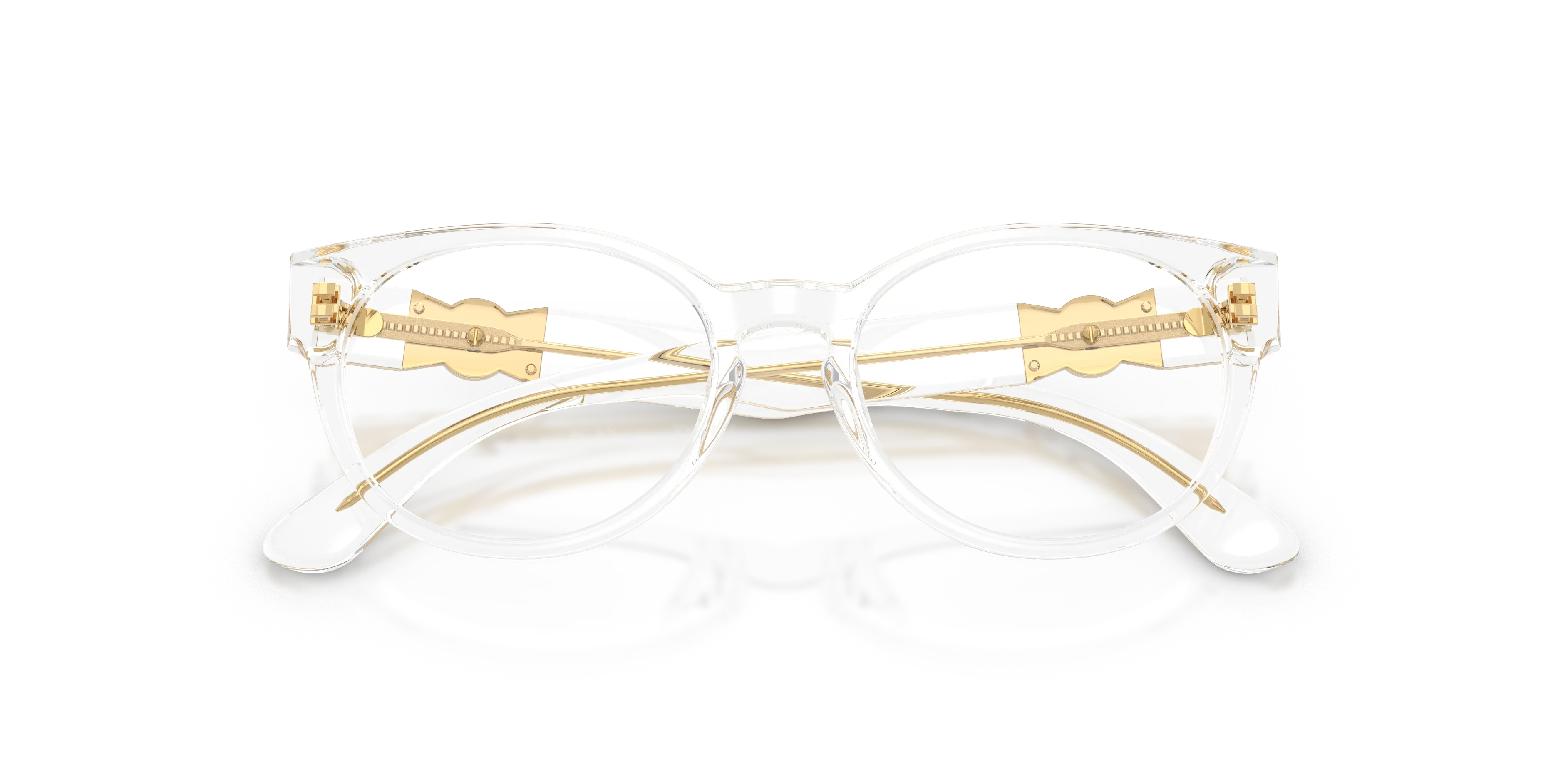 Versace VK3323U 148 Montature da vista Acetato Trasparente Rotonda Normale - immagine 2