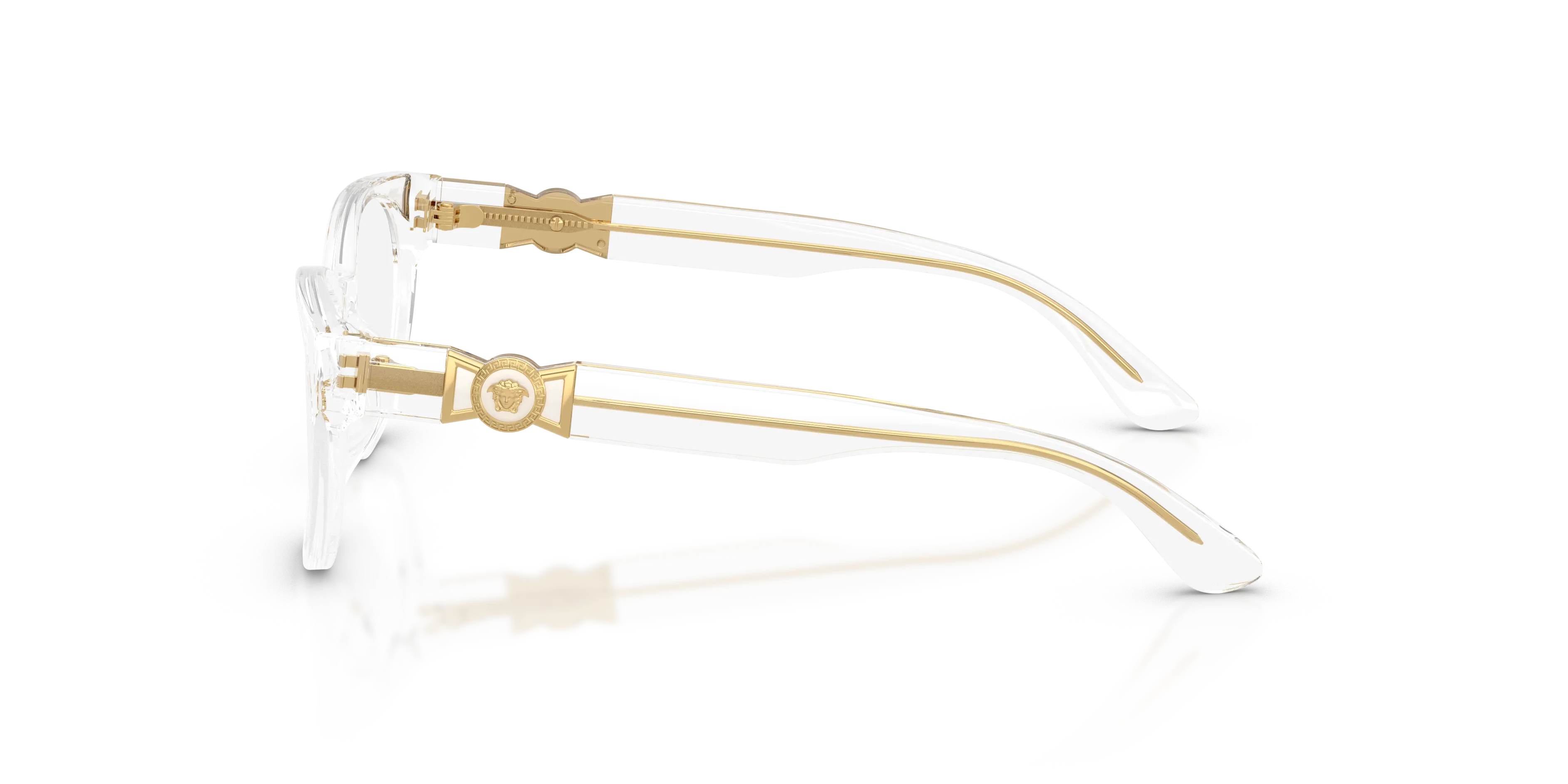 Versace VK3323U 148 Montature da vista Acetato Trasparente Rotonda Normale - immagine 4