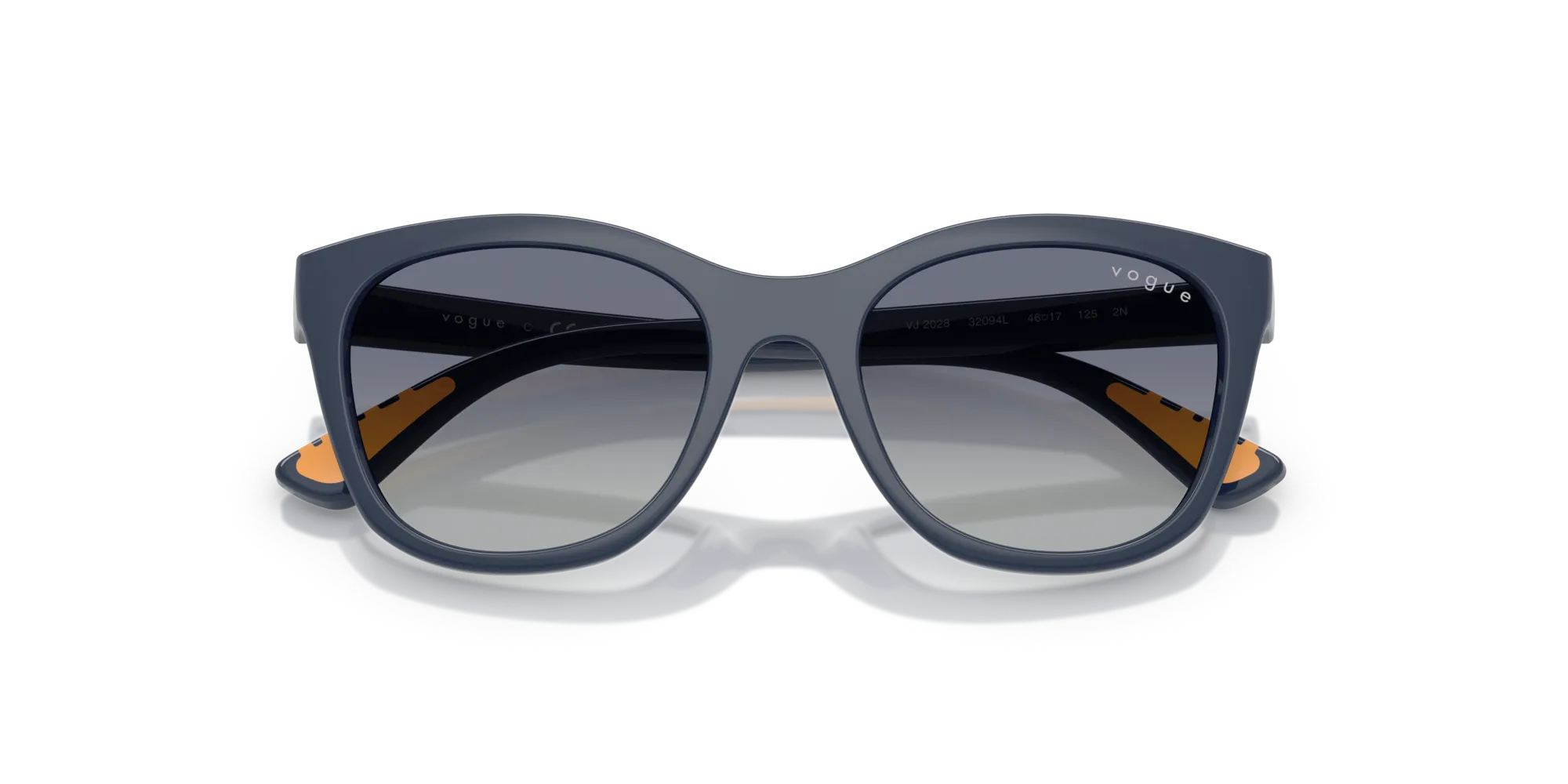 VOGUE EYEWEAR VJ2028 32094L Occhiali da sole bambino Nylon Blu Pantos Normale Sfumato - immagine 2