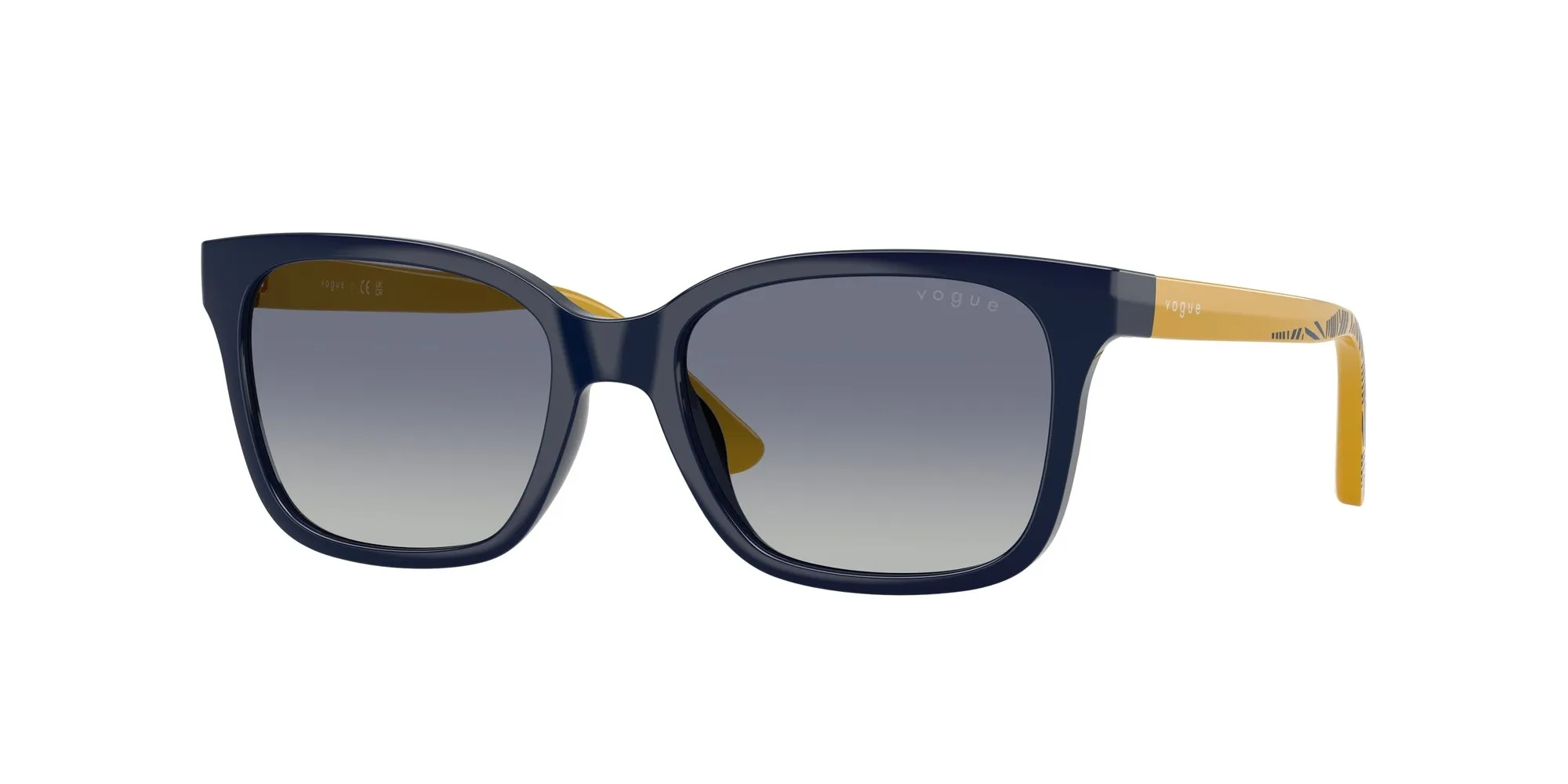 VOGUE EYEWEAR VJ2027 31054L Occhiali da sole bambino Nylon Blu Squadrata Normale Sfumato - immagine 1