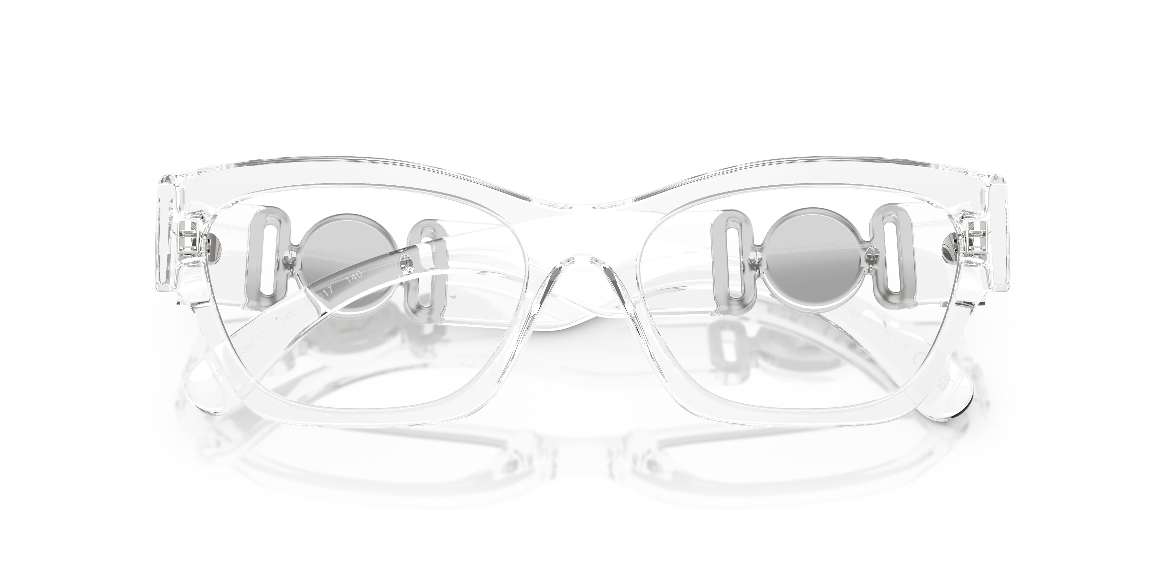 Versace VE3367U 148 Montature da vista Iniettato Trasparente Cat Eye Normale - immagine 2