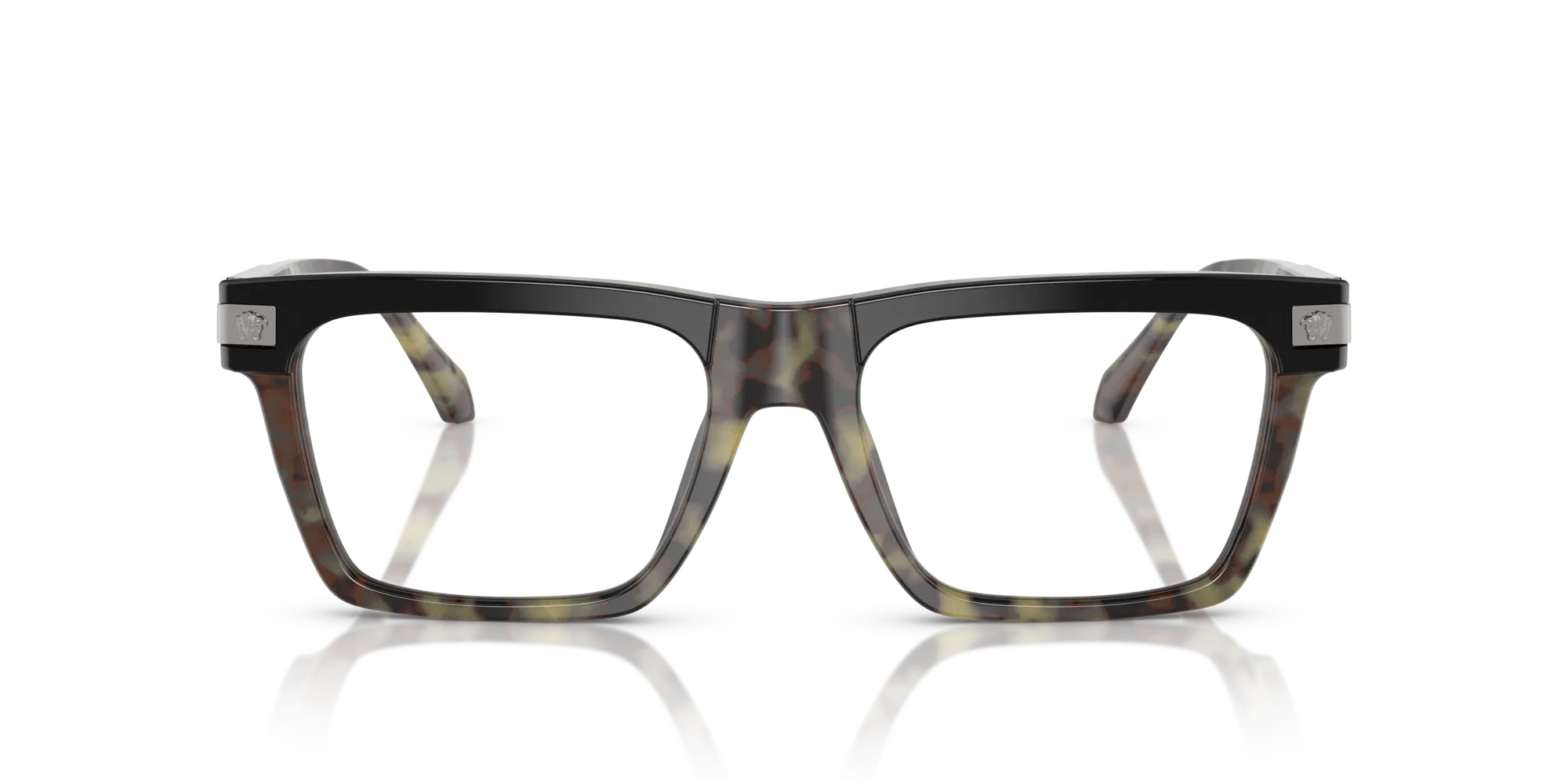 Versace VE3354 5456 Montature da vista Acetato Tartaruga Squadrata Normale - immagine 3