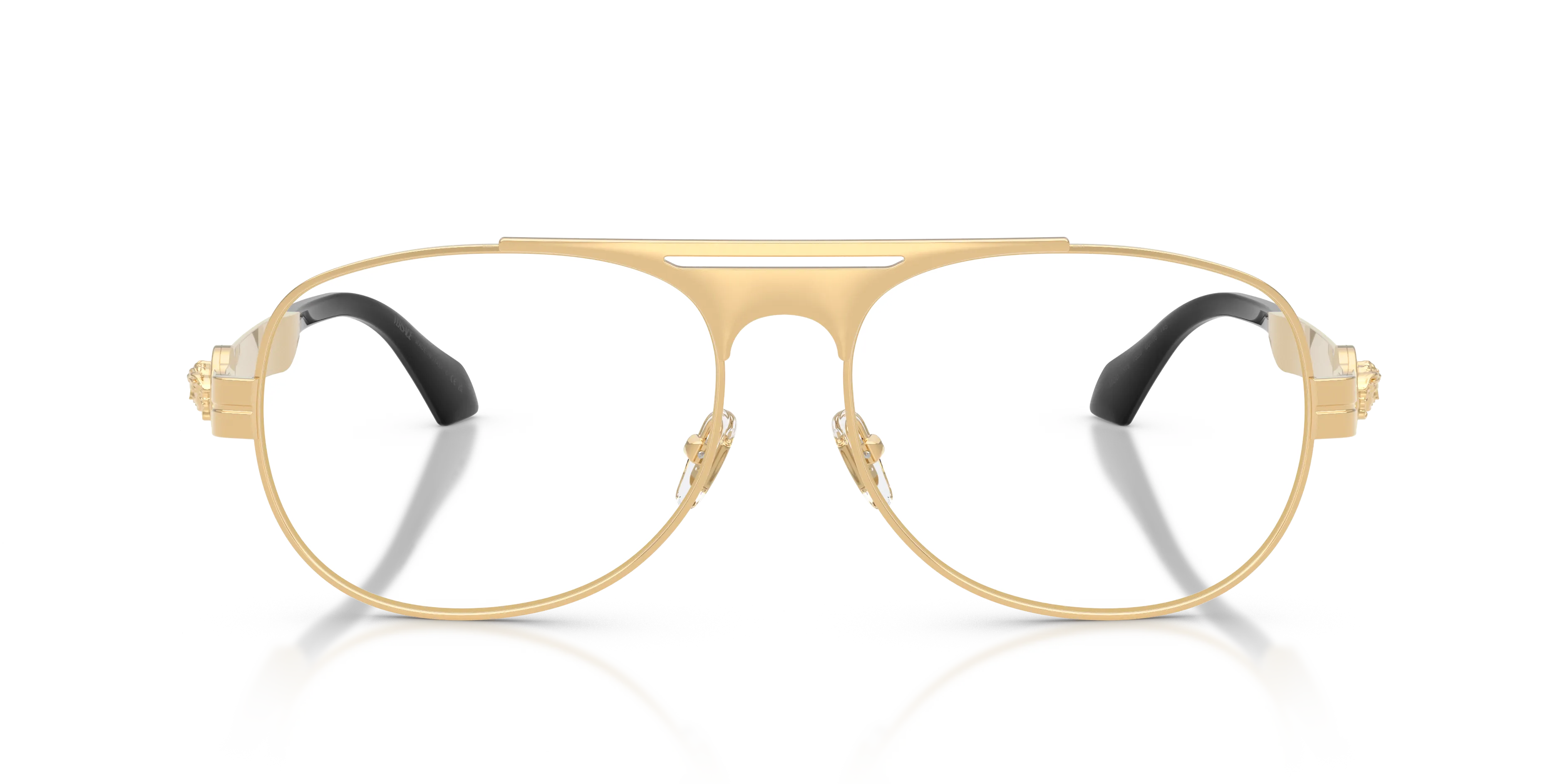 Versace VE1319 1523 Montature da vista Metallo Oro Trasparente Pilot Normale - immagine 3
