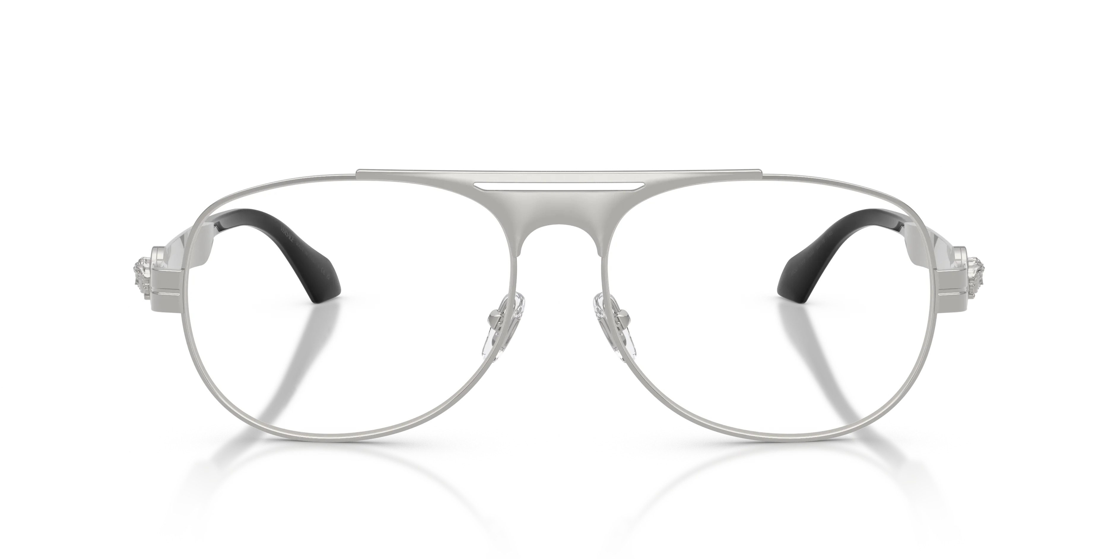 Versace VE1319 1000 Montature da vista Metallo Argento Trasparente Pilot Normale - immagine 3