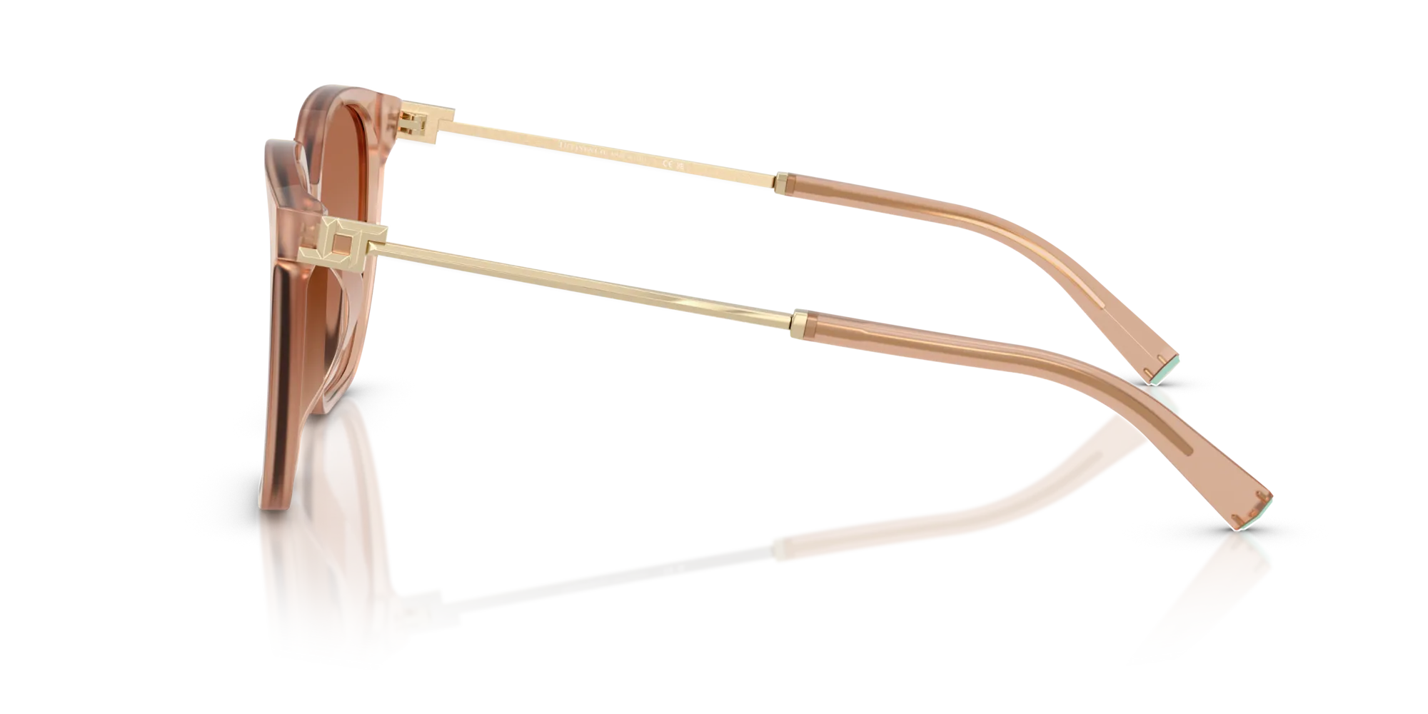 Tiffany TF4244D 826813 Occhiali da sole Acetato Rosa Squadrata Normale Sfumato - immagine 4