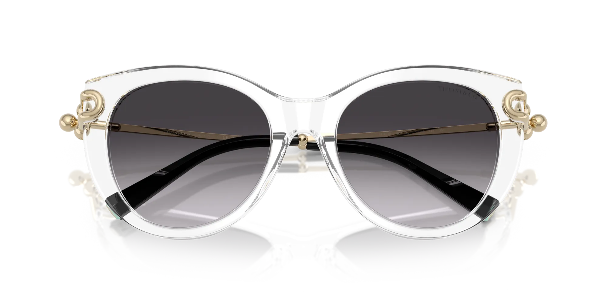 Tiffany TF4232 80473C Occhiali da sole Acetato Trasparente Farfalla Normale Sfumato - immagine 2