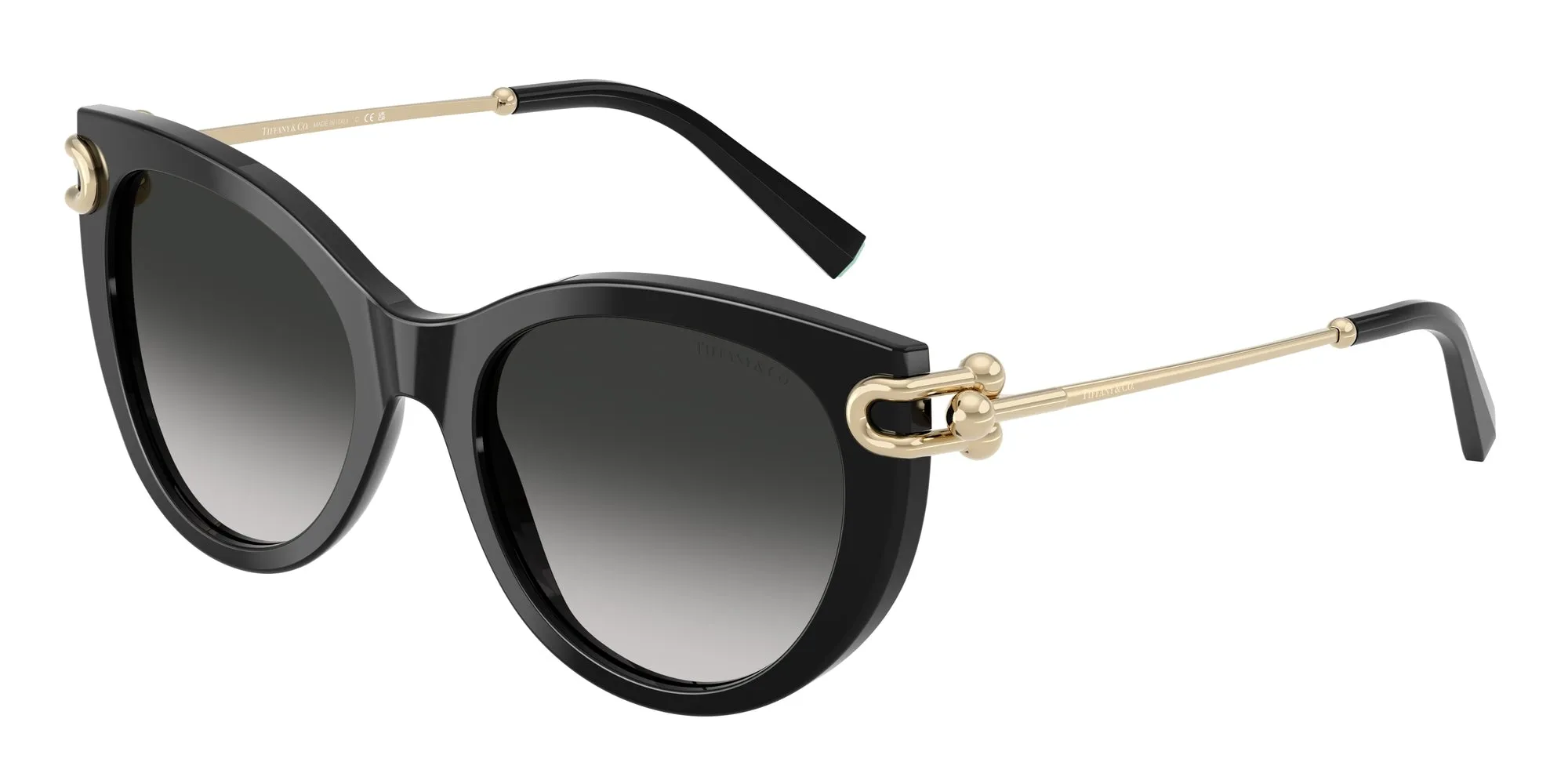 Tiffany TF4232 80013C Occhiali da sole Acetato Nero Farfalla Normale Sfumato - immagine 1