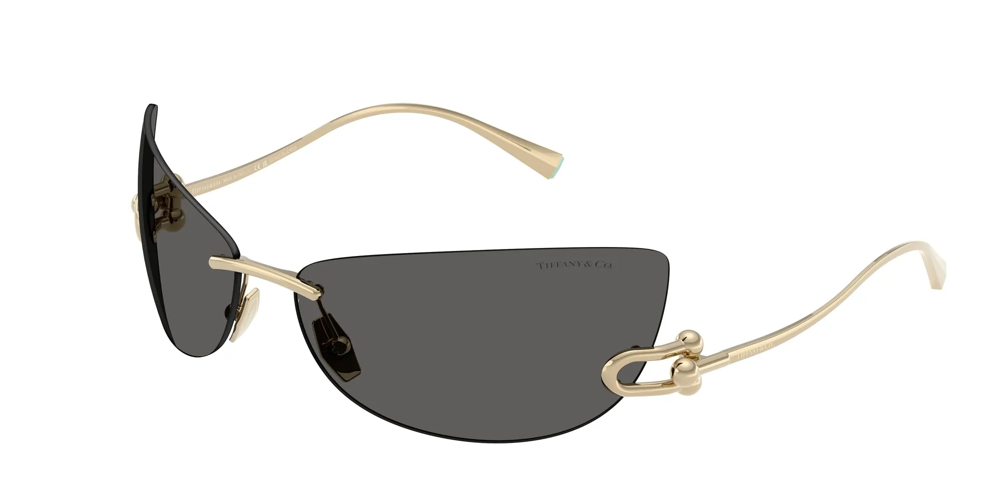 Tiffany TF3112K 6220S4 Occhiali da sole Metallo Oro Geometrica Normale - immagine 1