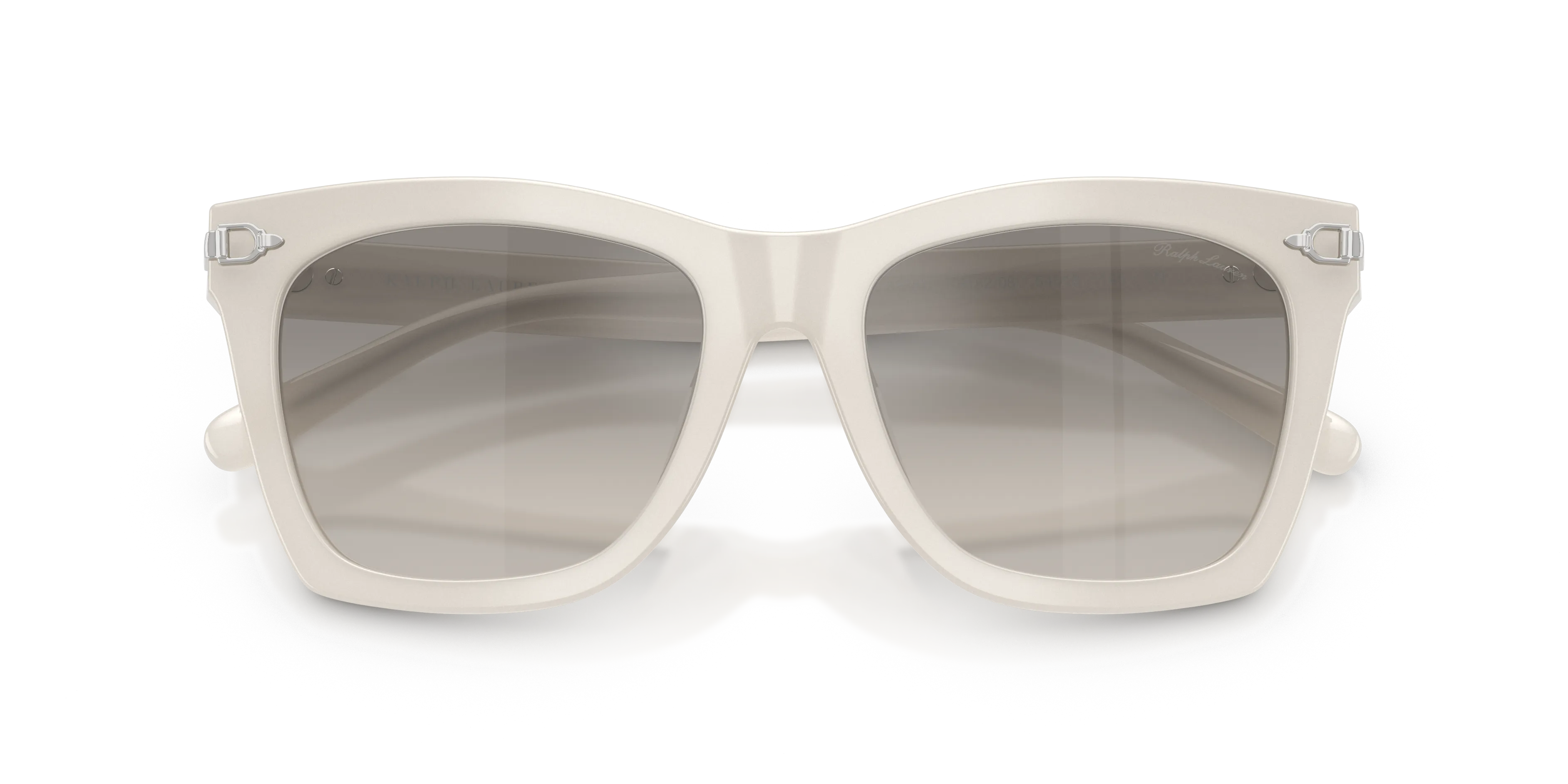 Ralph Lauren RL8235U 618208 Occhiali da sole Acetato Bianco Squadrata Normale Sfumato - immagine 2