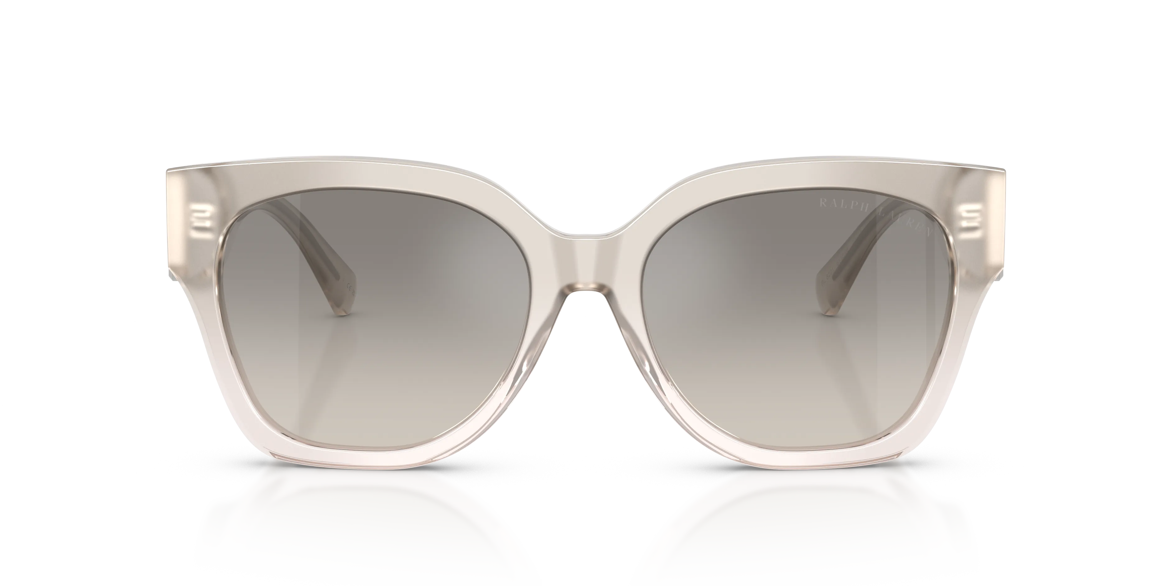 Ralph Lauren RL8221 THE OVERSZED RICKY 611208 Occhiali da sole Acetato Grigio Farfalla Normale Sfumato - immagine 3