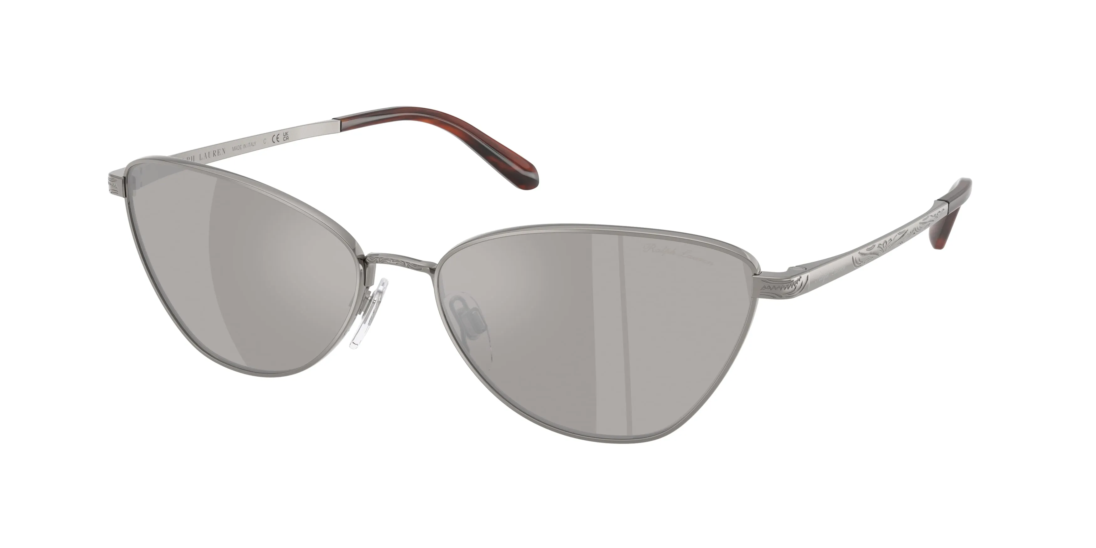 Ralph Lauren RL7093 90026G Occhiali da sole Acciaio Grigio Squadrata Specchiate - immagine 1