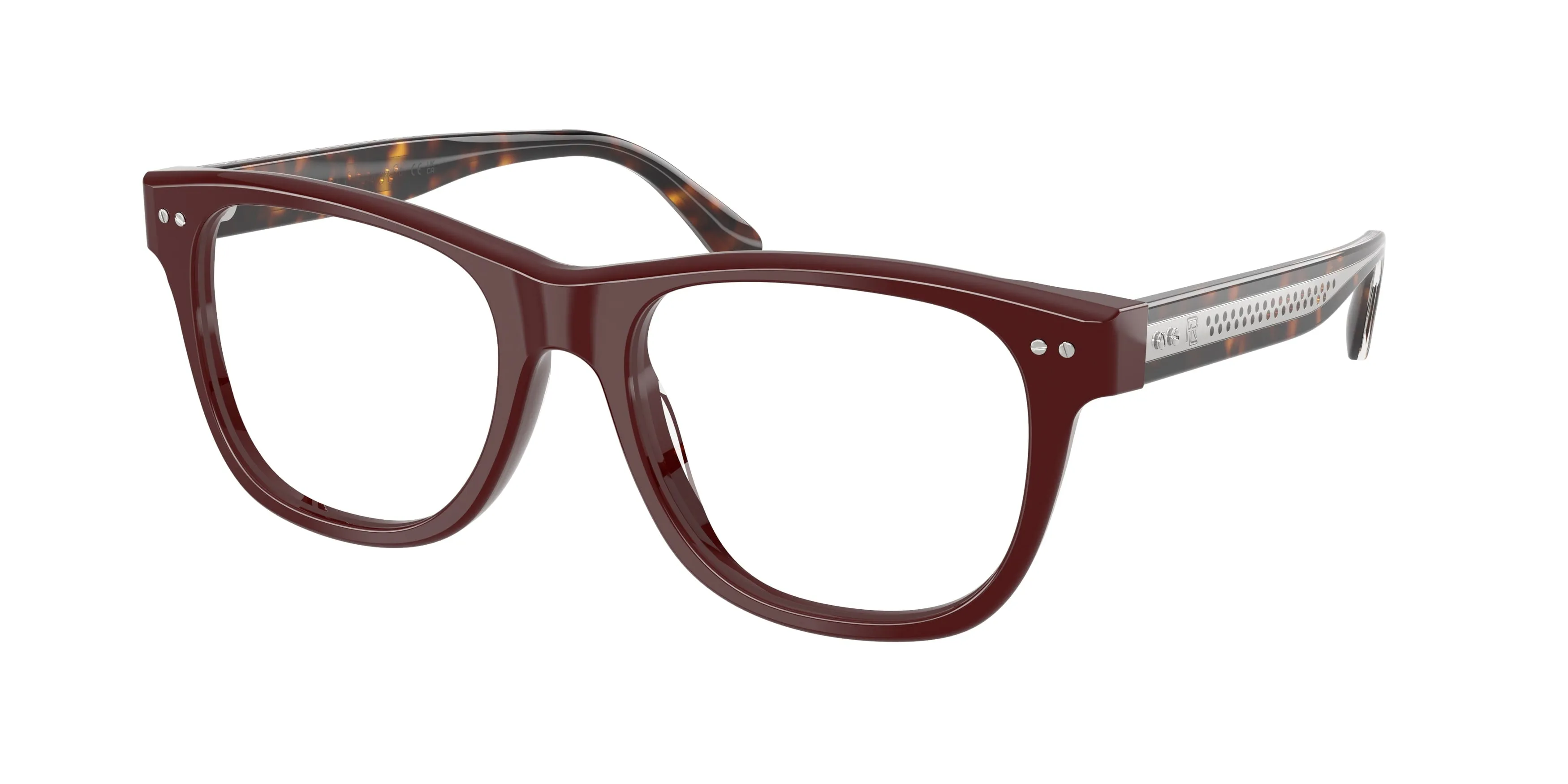 Ralph Lauren RL6260U 6311 Montature da vista Acetato Rosso Squadrata Normale - immagine 1