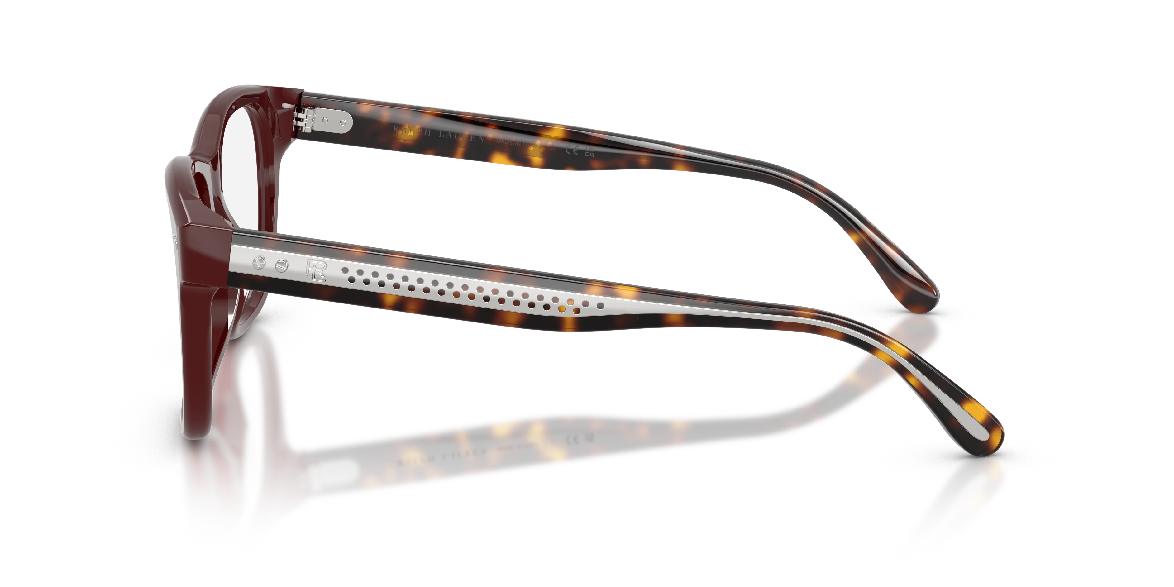 Ralph Lauren RL6260U 6311 Montature da vista Acetato Rosso Squadrata Normale - immagine 4