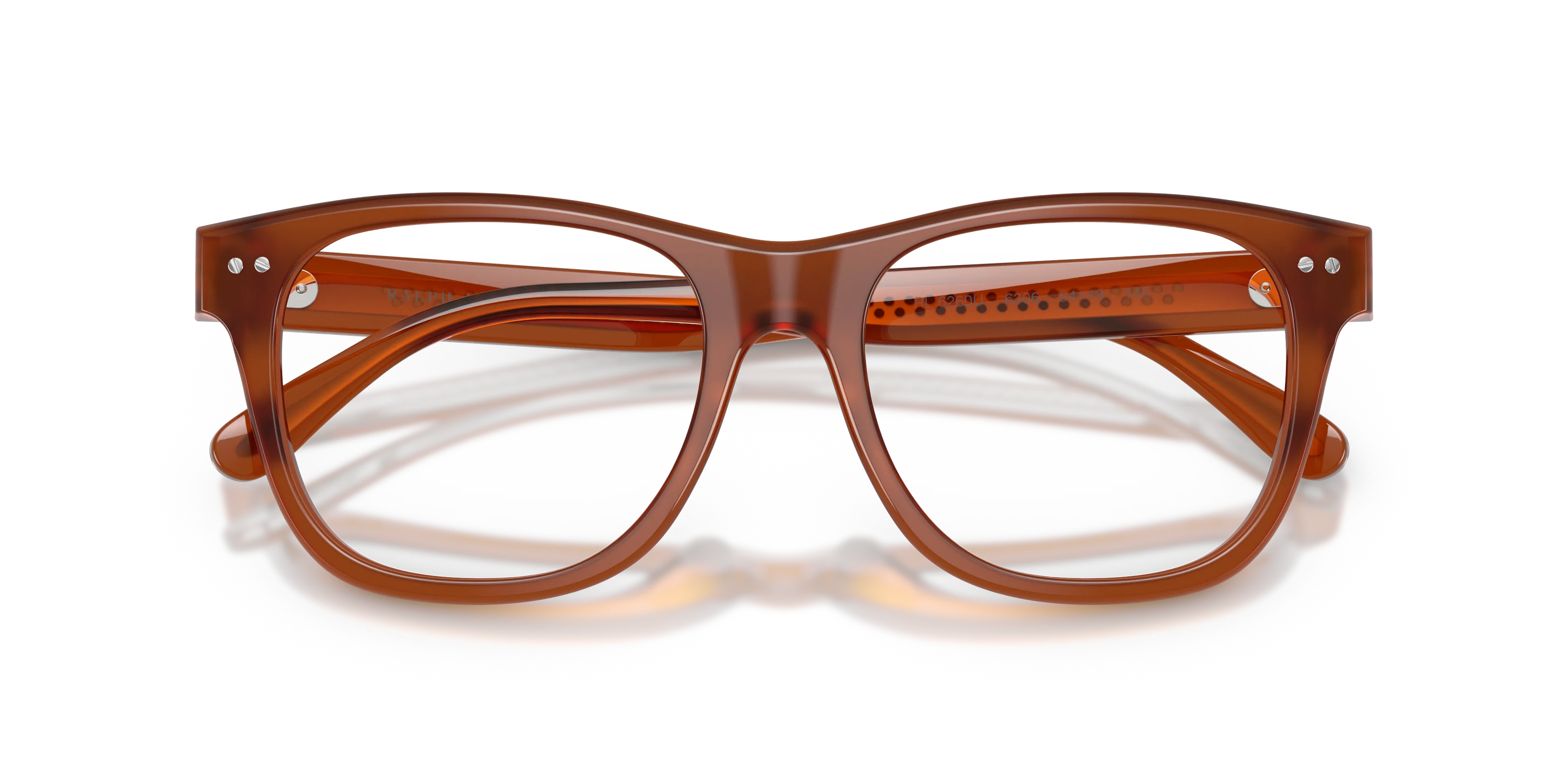 Ralph Lauren RL6260U 6306 Montature da vista Acetato Marrone Squadrata Normale - immagine 2