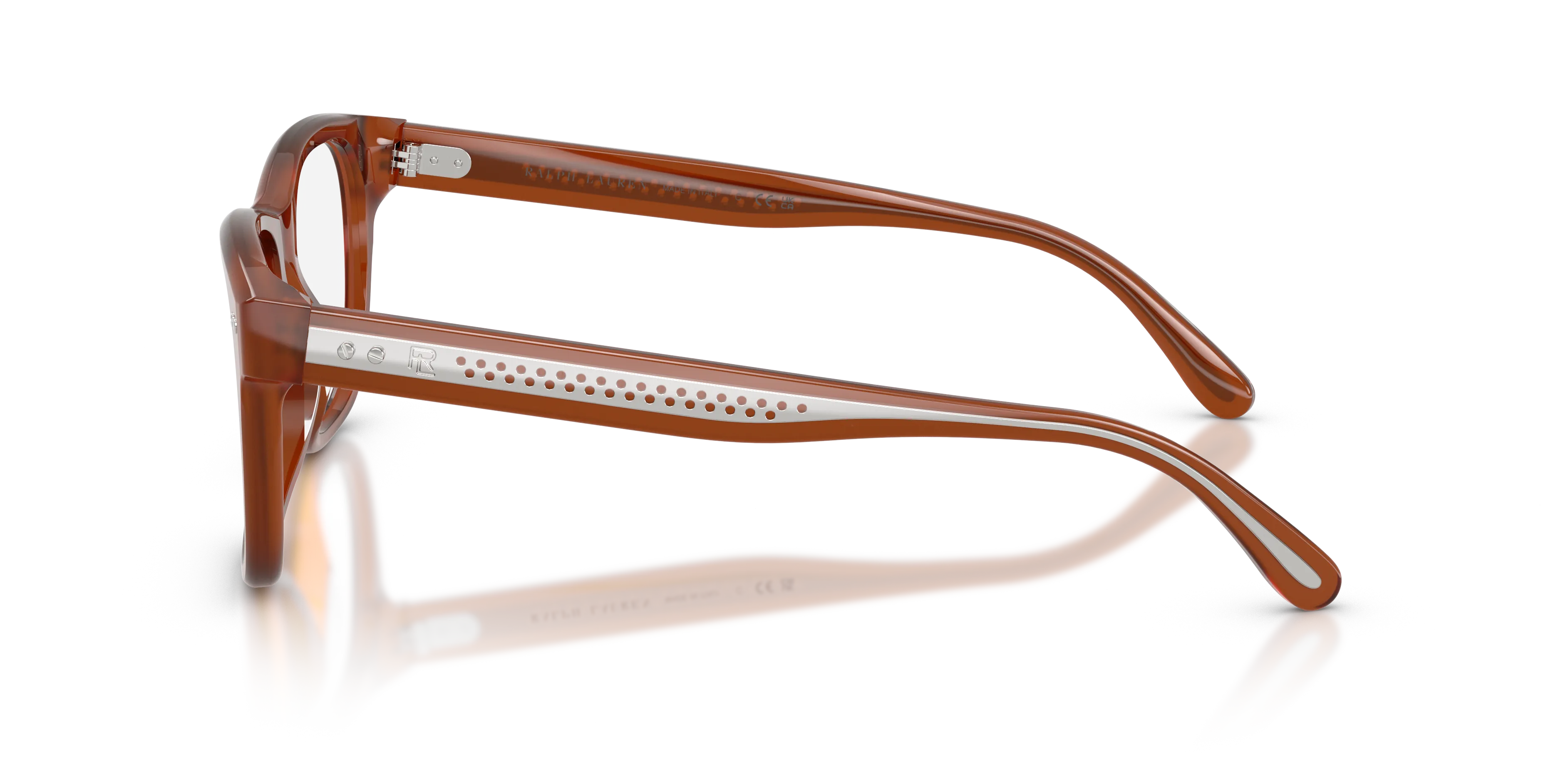 Ralph Lauren RL6260U 6306 Montature da vista Acetato Marrone Squadrata Normale - immagine 4