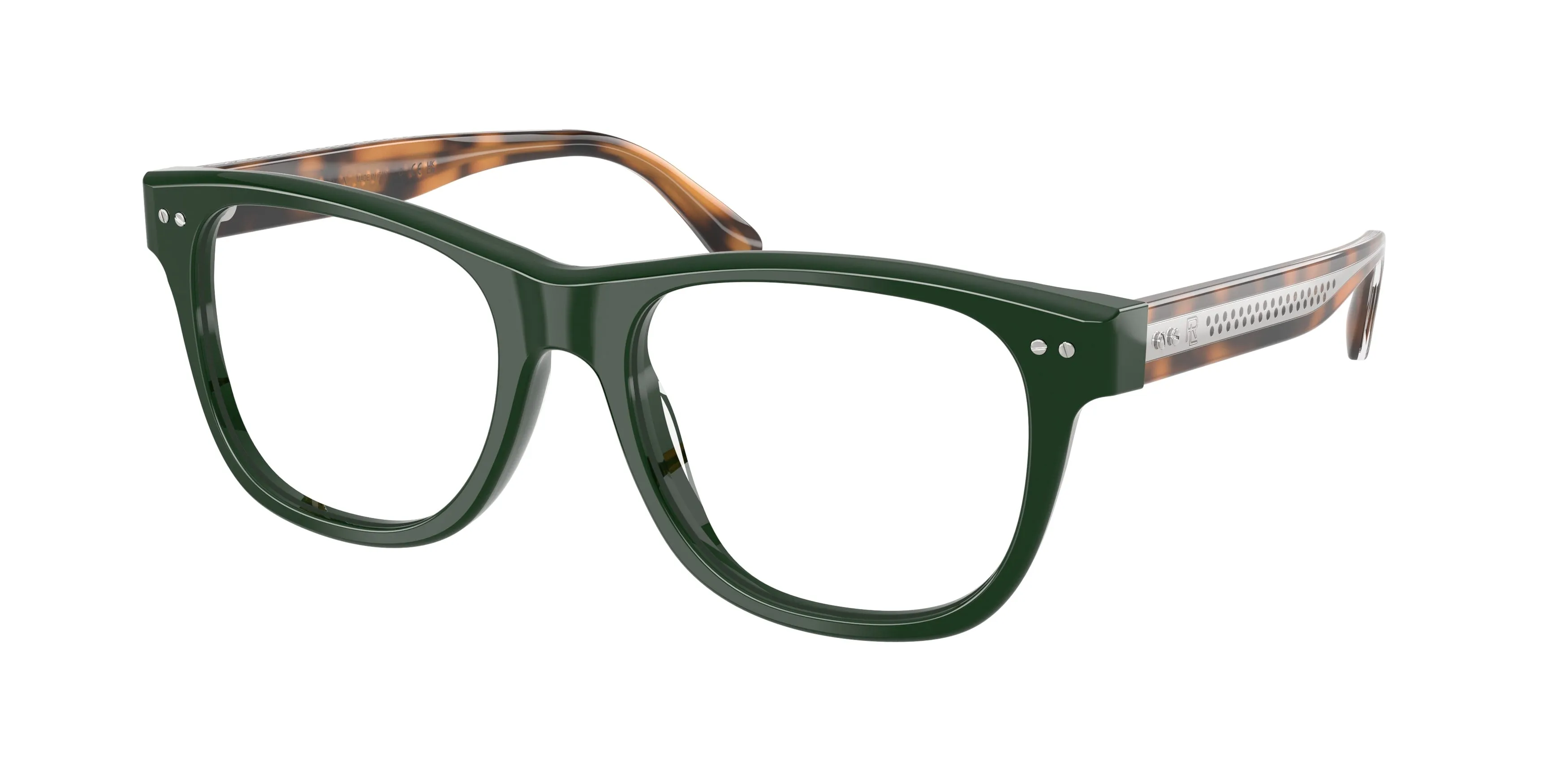 Ralph Lauren RL6260U 6140 Montature da vista Acetato Verde Squadrata Normale - immagine 1