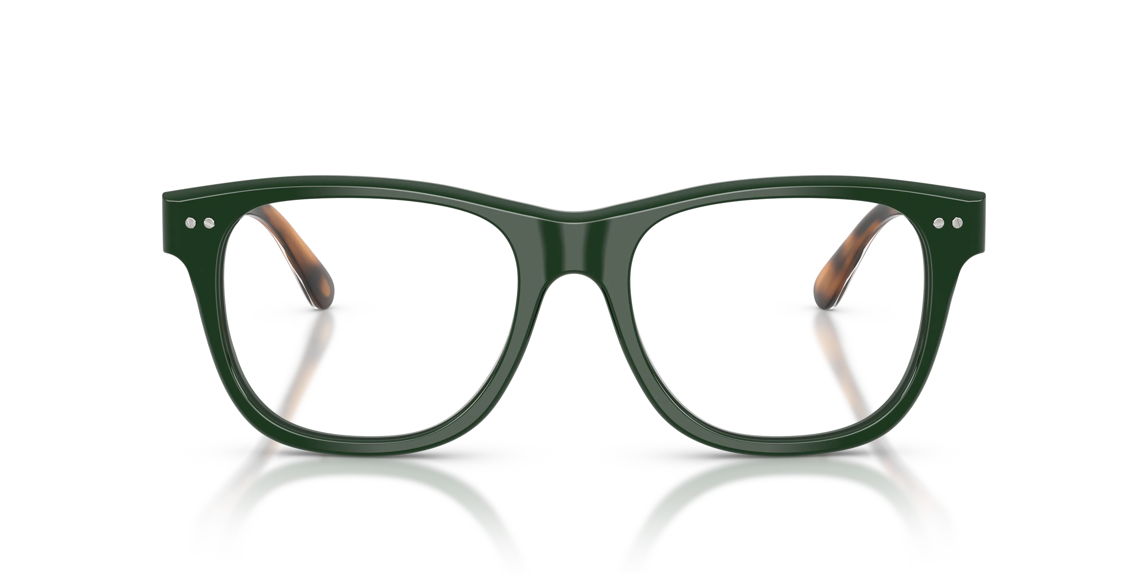 Ralph Lauren RL6260U 6140 Montature da vista Acetato Verde Squadrata Normale - immagine 3