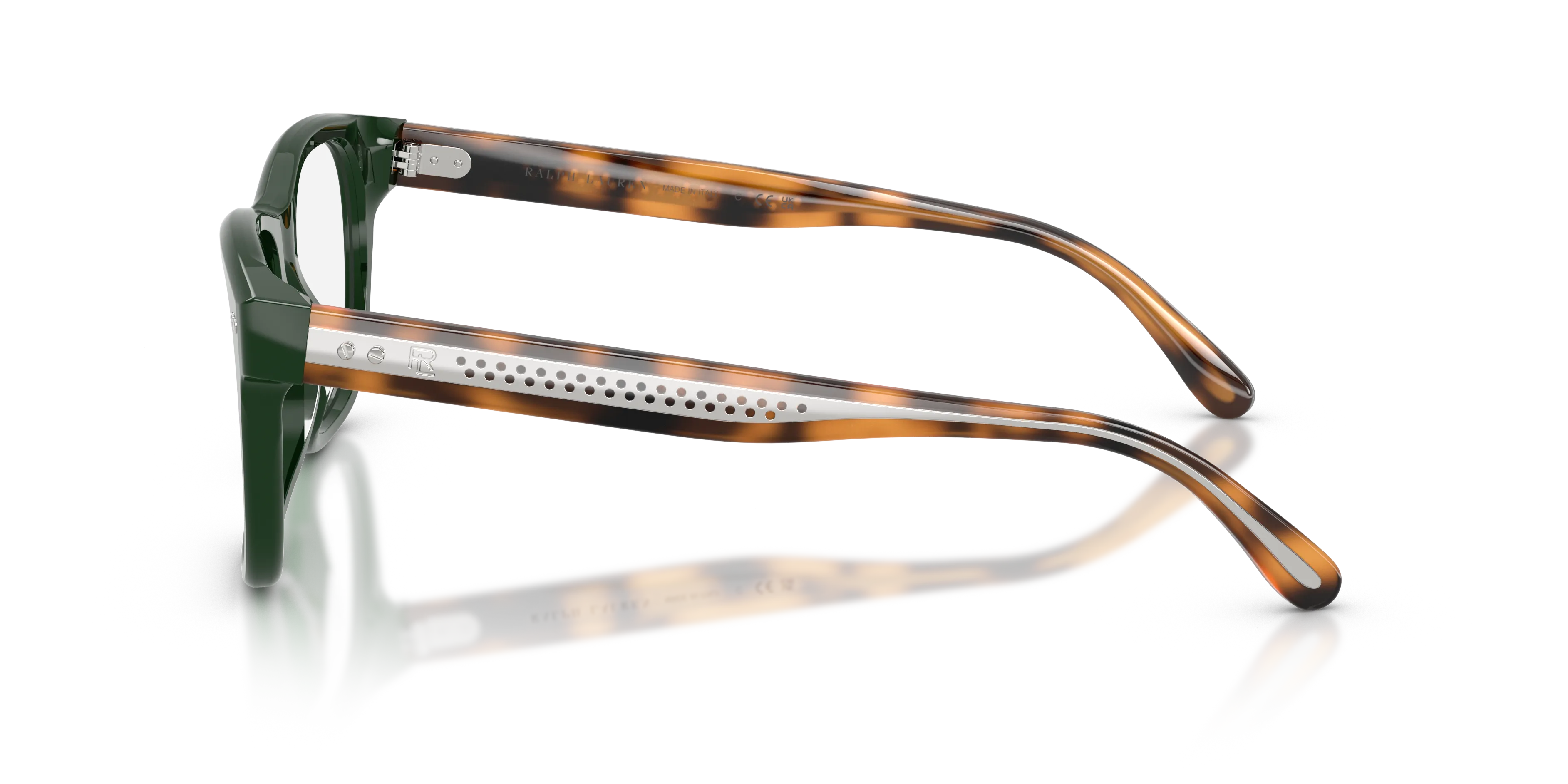 Ralph Lauren RL6260U 6140 Montature da vista Acetato Verde Squadrata Normale - immagine 4