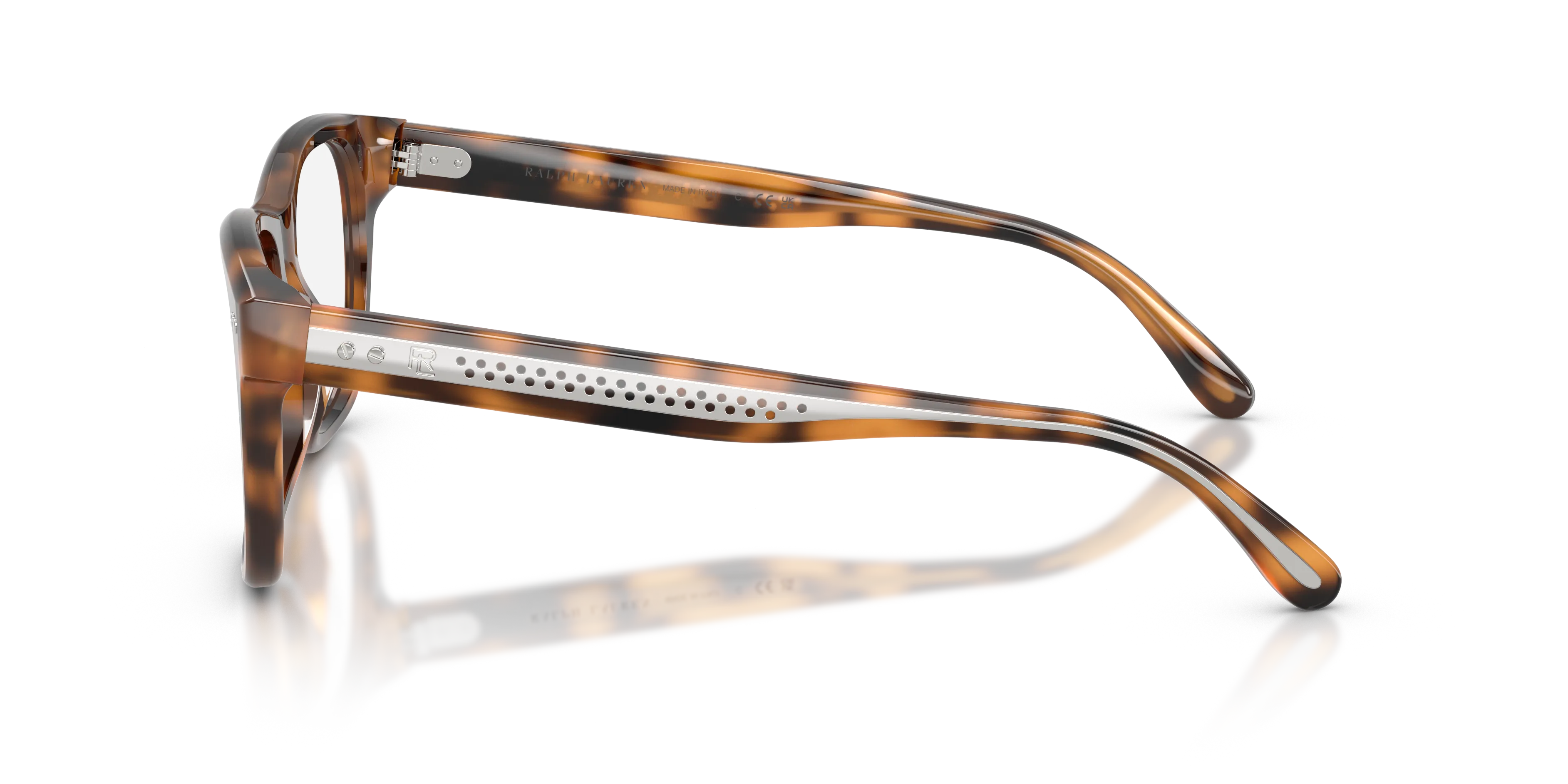 Ralph Lauren RL6260U 6089 Montature da vista Acetato Tartaruga Squadrata Normale - immagine 4