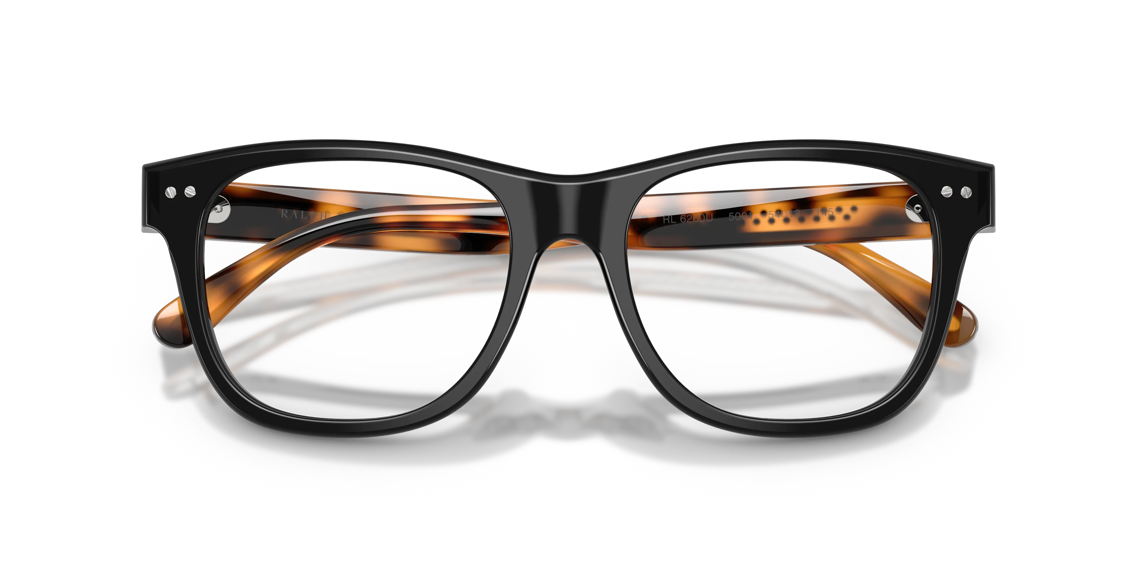 Ralph Lauren RL6260U 5001 Montature da vista Acetato Nero Squadrata Normale - immagine 2