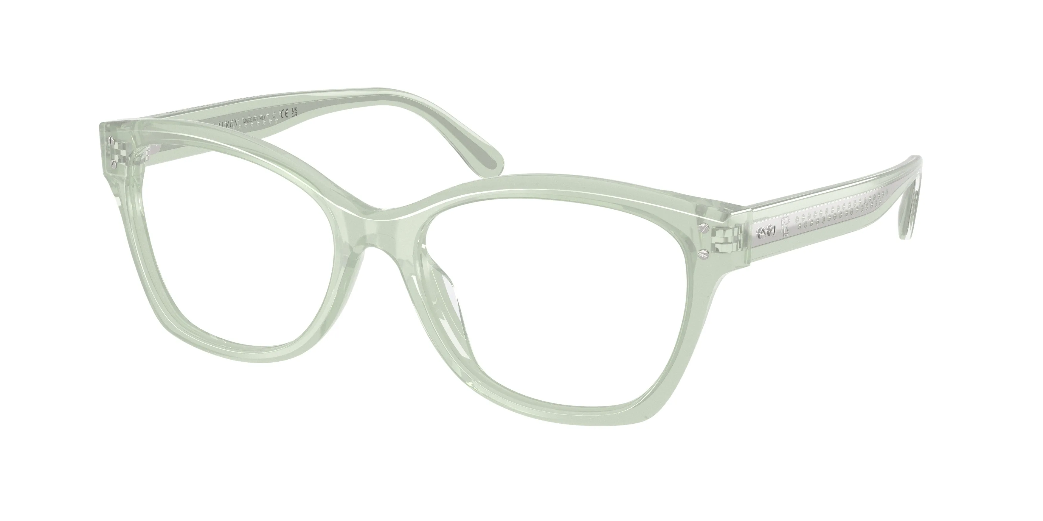 Ralph Lauren RL6259U 6308 Montature da vista Acetato Verde Cat Eye Normale - immagine 1