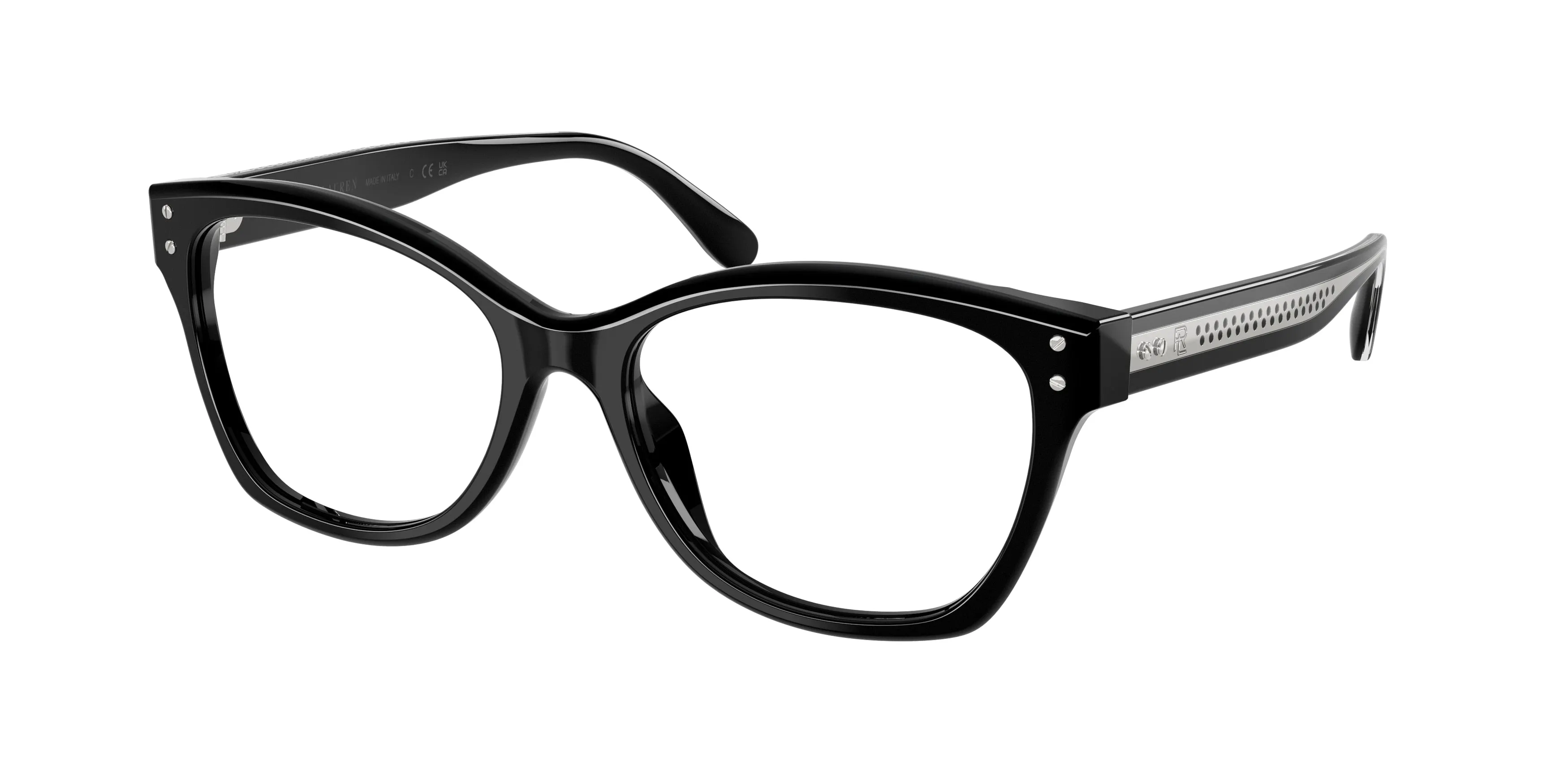 Ralph Lauren RL6259U 5001 Montature da vista Acetato Nero Cat Eye Normale - immagine 1