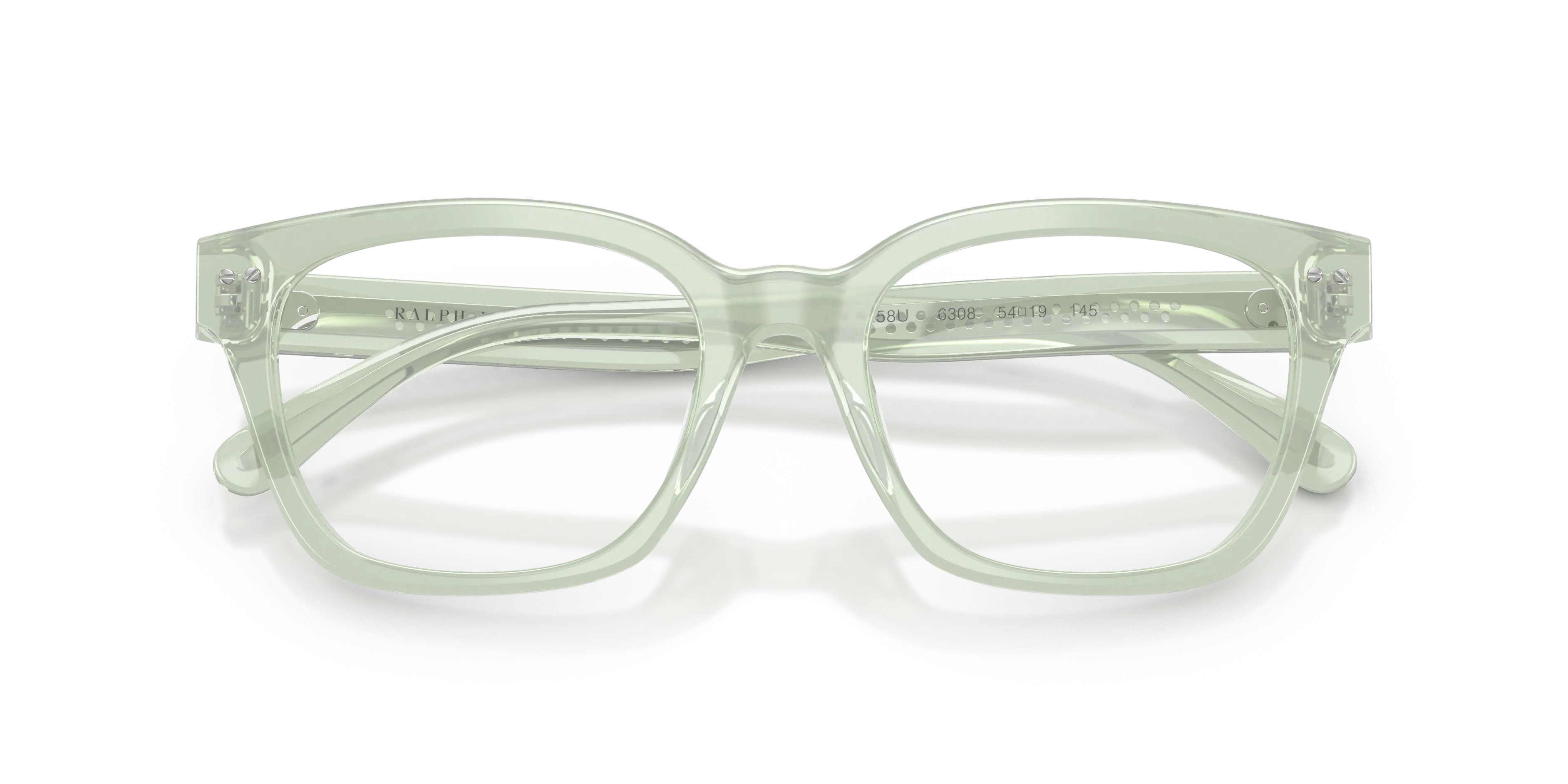 Ralph Lauren RL6258U 6308 Montature da vista Acetato Verde Squadrata Normale - immagine 2