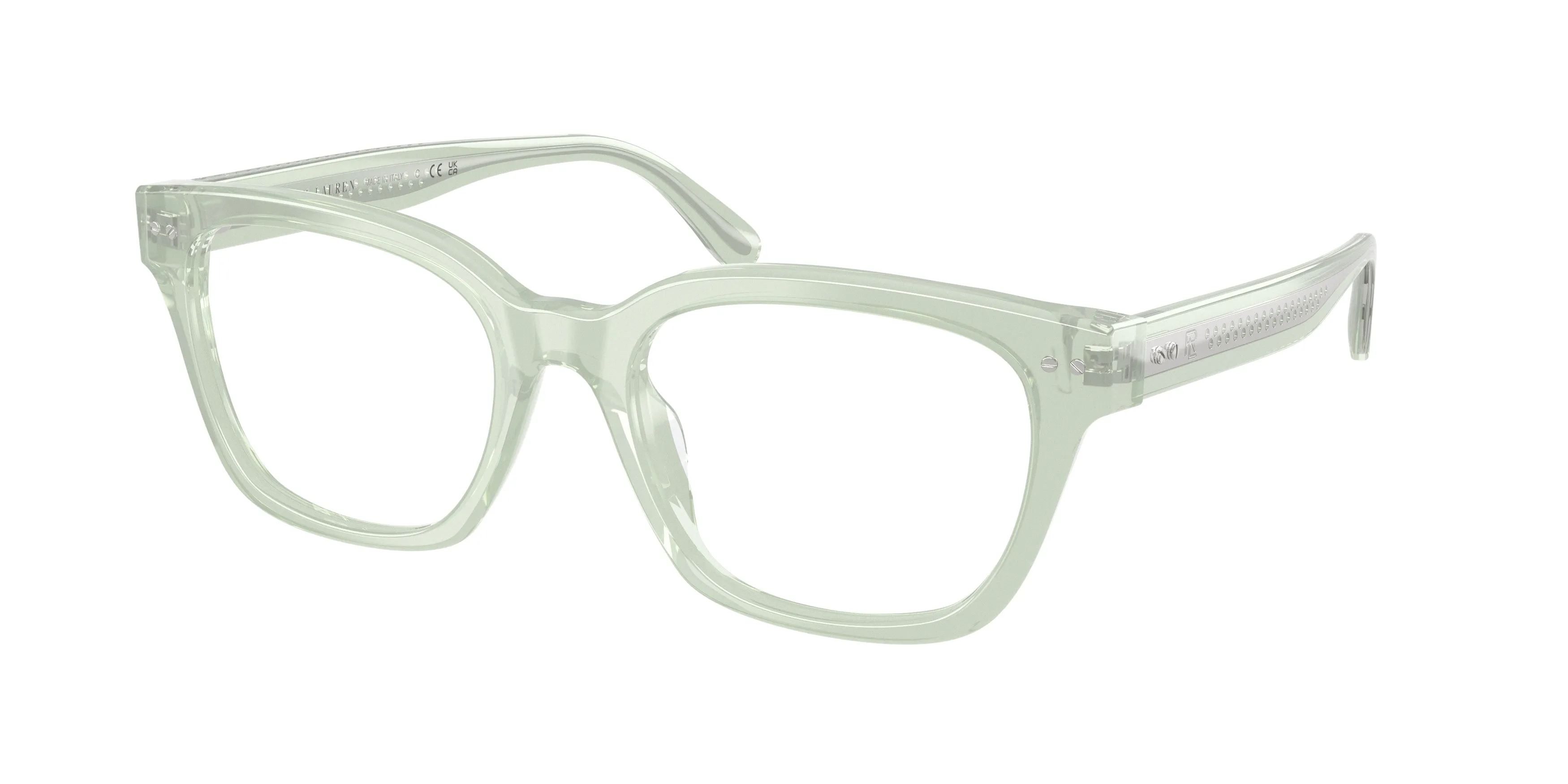 Ralph Lauren RL6258U 6308 Montature da vista Acetato Verde Squadrata Normale - immagine 1