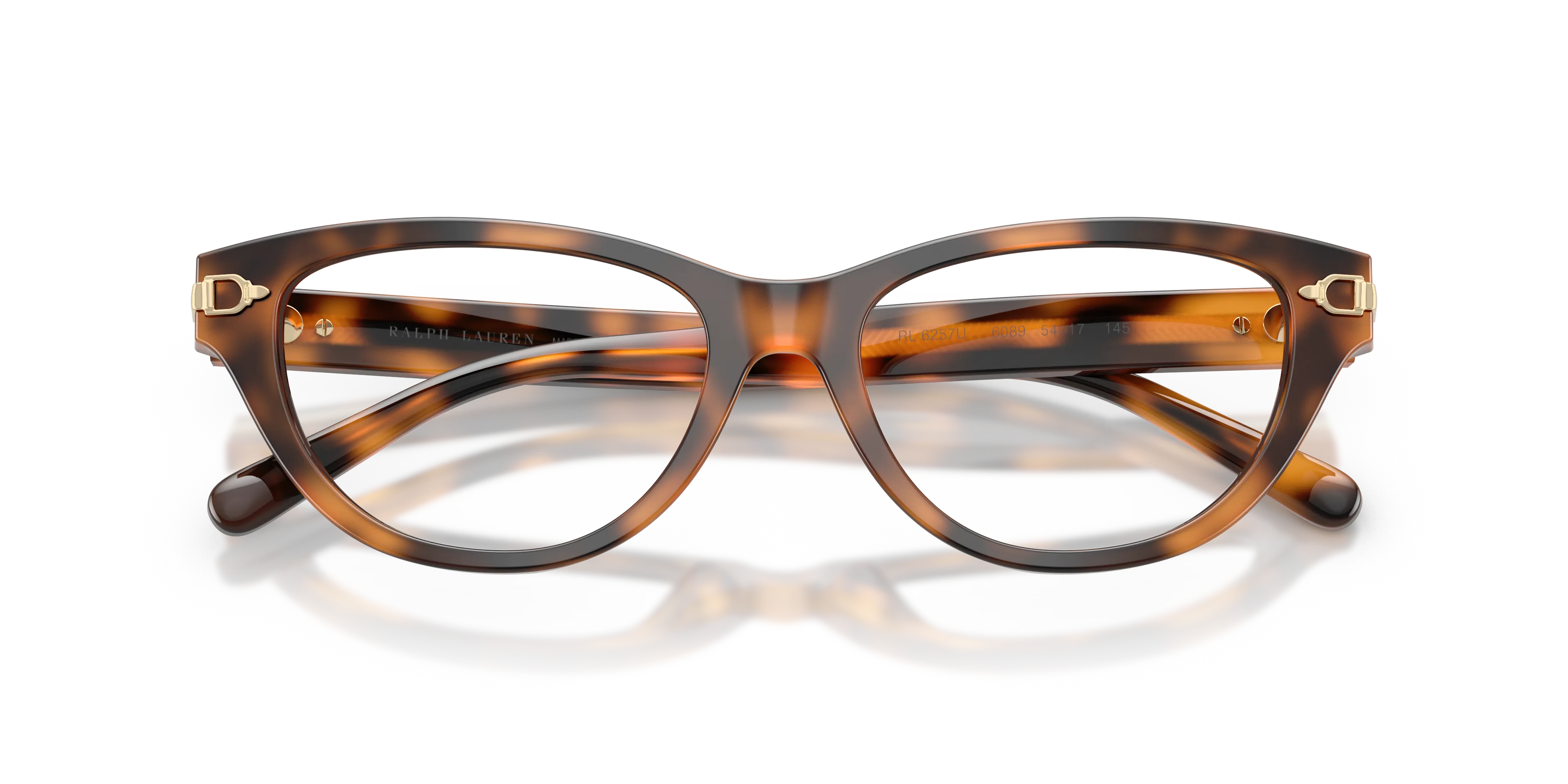Ralph Lauren RL6257U 6089 Montature da vista Acetato Tartaruga Squadrata Normale - immagine 2