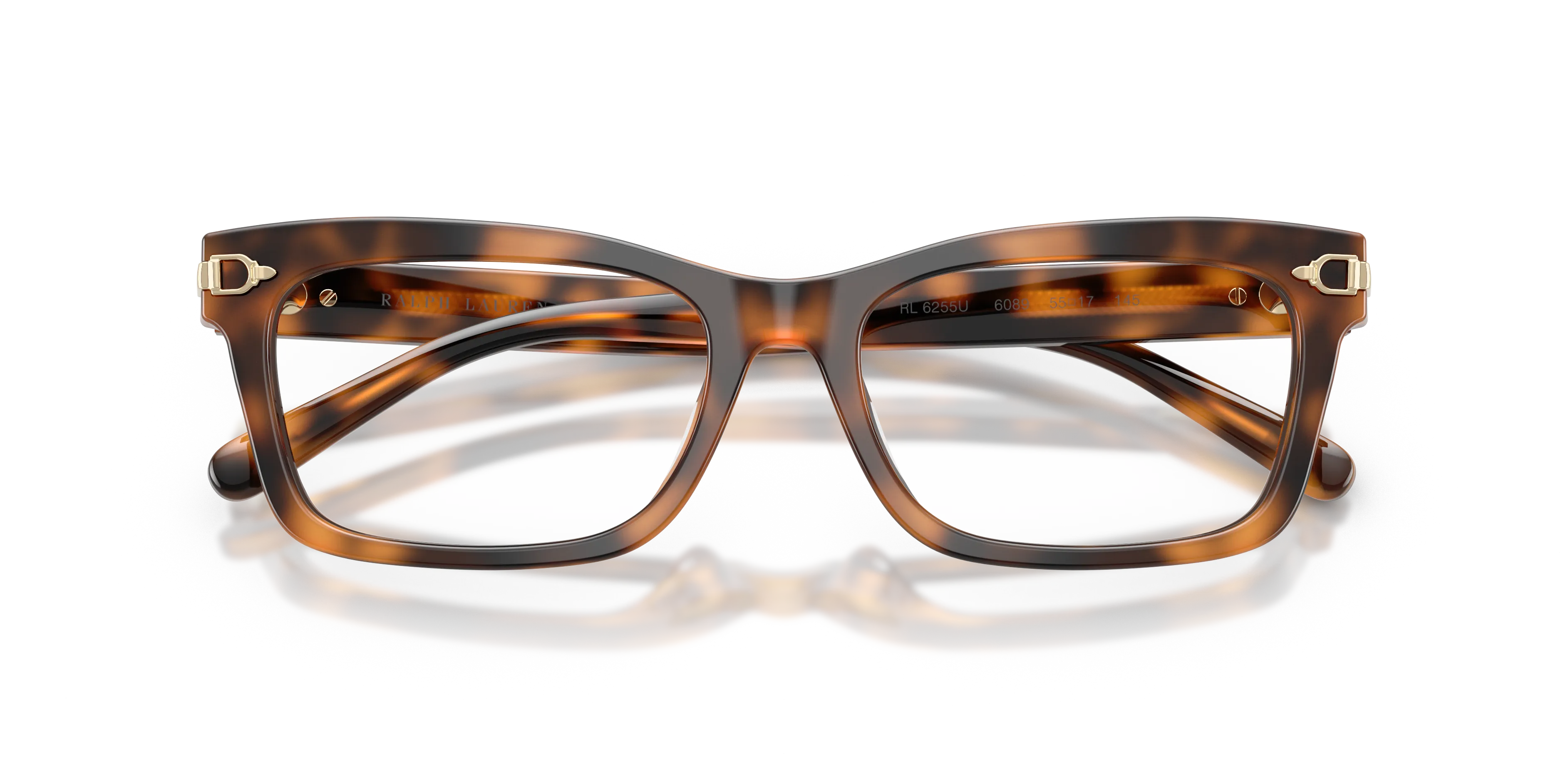 Ralph Lauren RL6255U 6089 Montature da vista Acetato Tartaruga Squadrata Normale - immagine 2