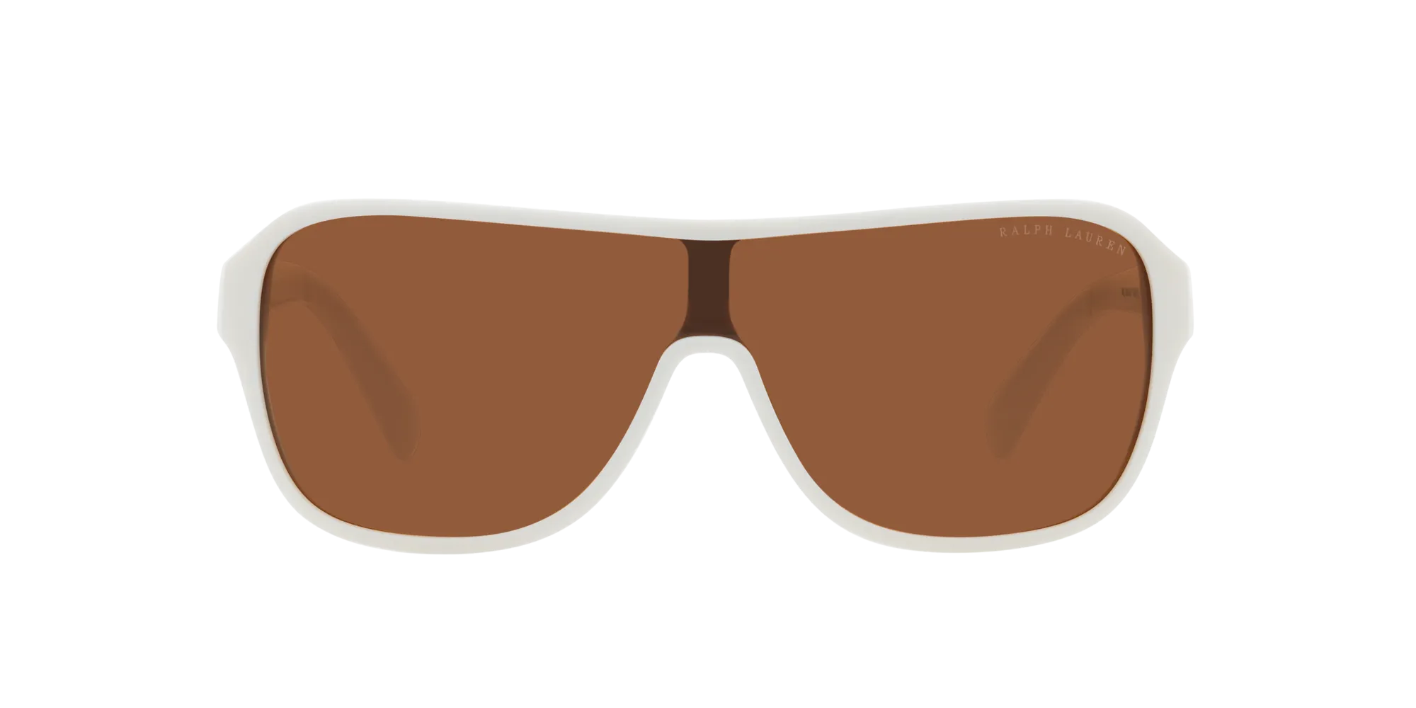 Ralph Lauren RL8214U THE DILLION 605573 Occhiali da sole Acetato Bianco Marrone Geometrica Normale - immagine 2