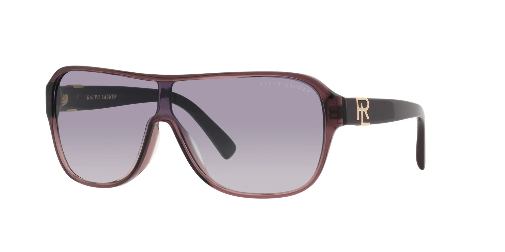 Ralph Lauren RL8214U THE DILLION 605279 Occhiali da sole Acetato Viola Viola Geometrica Normale Sfumato - immagine 3