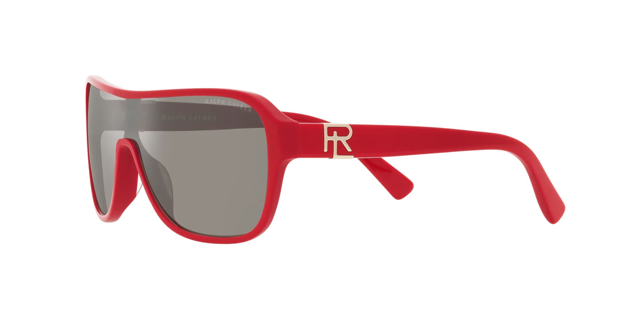 Ralph Lauren RL8214U THE DILLION 52576G Occhiali da sole Acetato Rosso Argento Geometrica Specchiate - immagine 4
