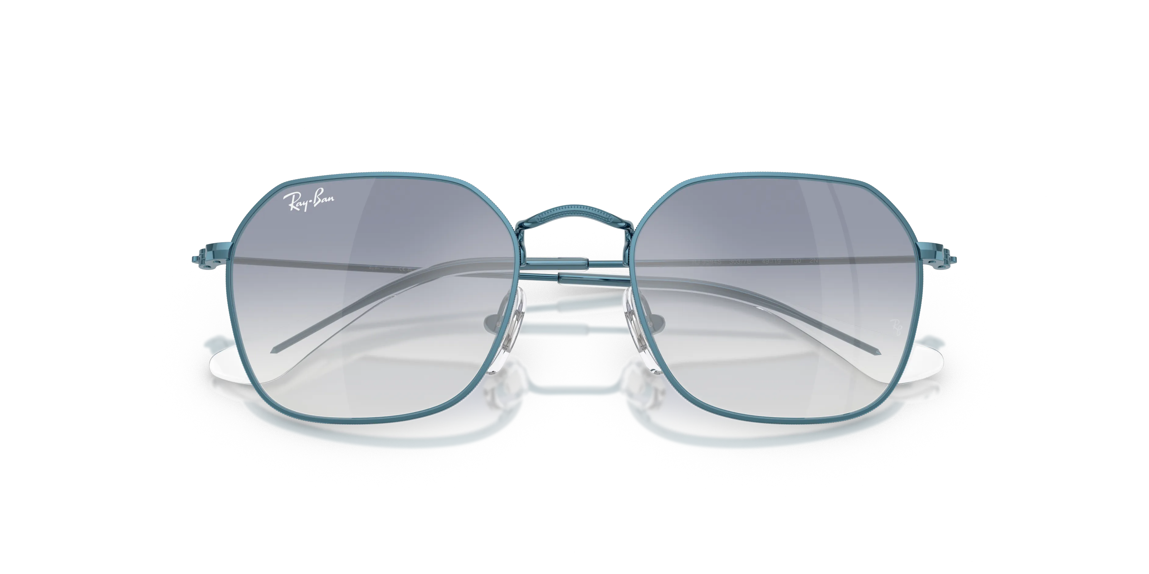 Ray - Ban RJ9594S 303/7B Occhiali da sole bambino Metallo Blu Geometrica Specchiate Sfumato - immagine 2