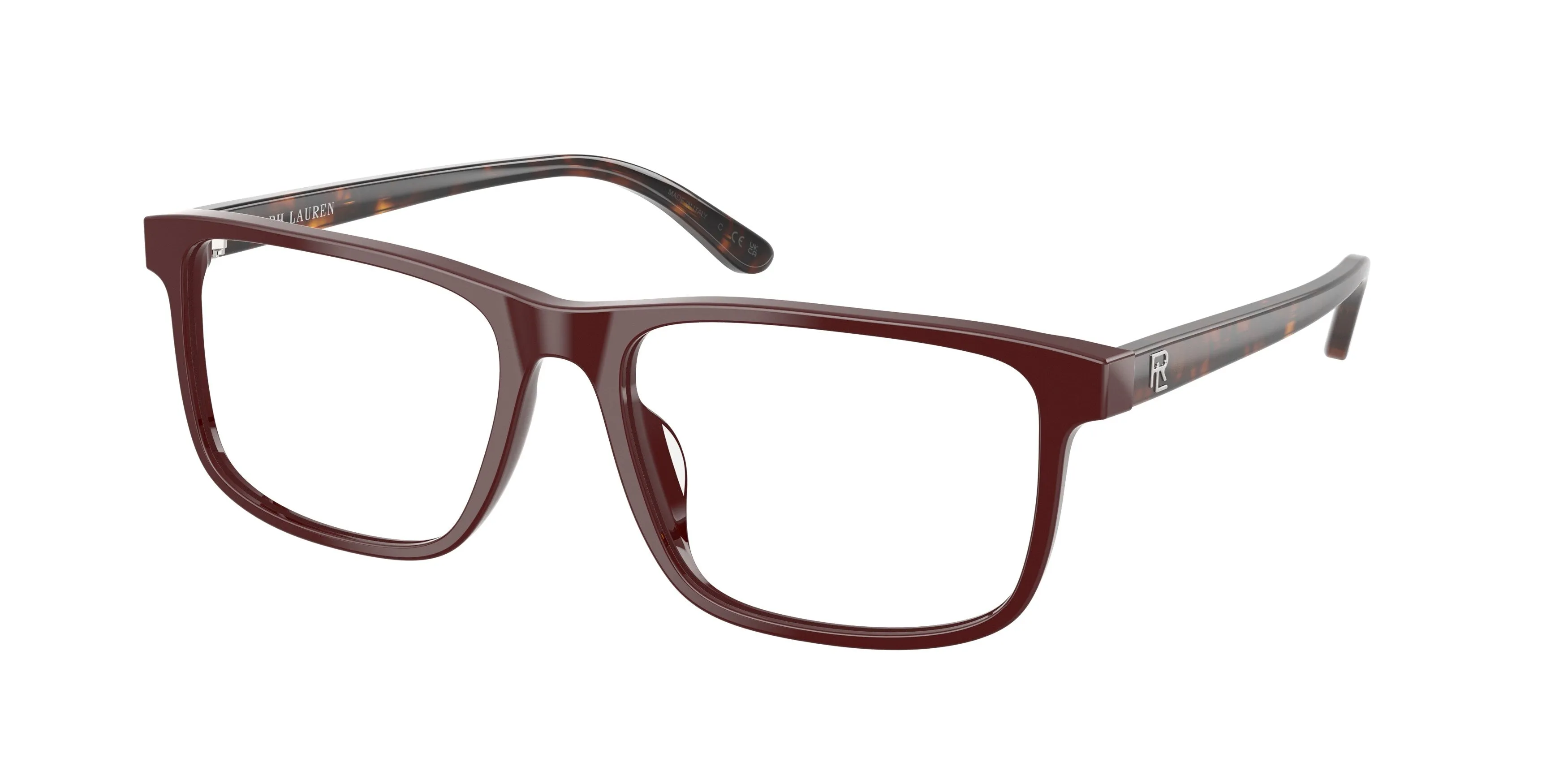 Ralph Lauren RL6225U 6311 Montature da vista Acetato Rosso Squadrata Normale - immagine 1